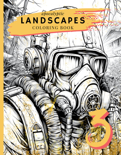 Apocalyptic Landscapes – Coloring Book Vol. 3