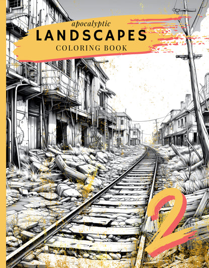 Apocalyptic Landscapes – Coloring Book Vol. 2