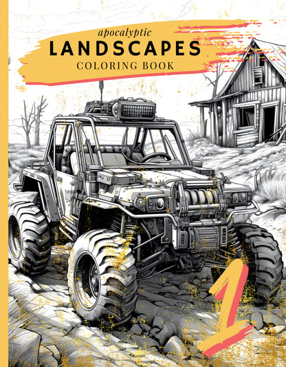 Apocalyptic Landscapes – Coloring Book Vol. 1