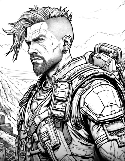 Apocalyptic Landscapes – Coloring Book Vol. 3