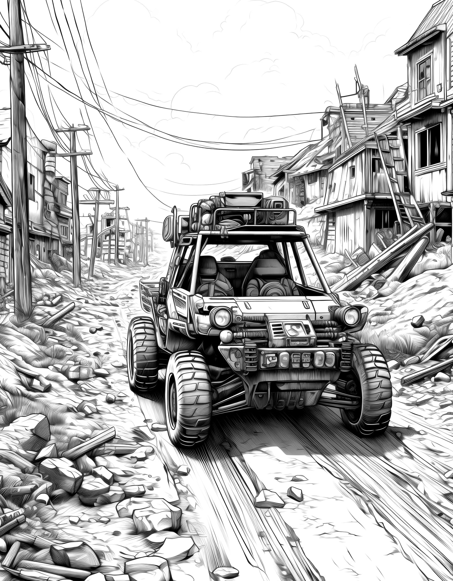 Apocalyptic Landscapes – Coloring Book Vol. 1