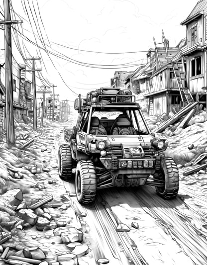 Apocalyptic Landscapes – Coloring Book Vol. 1
