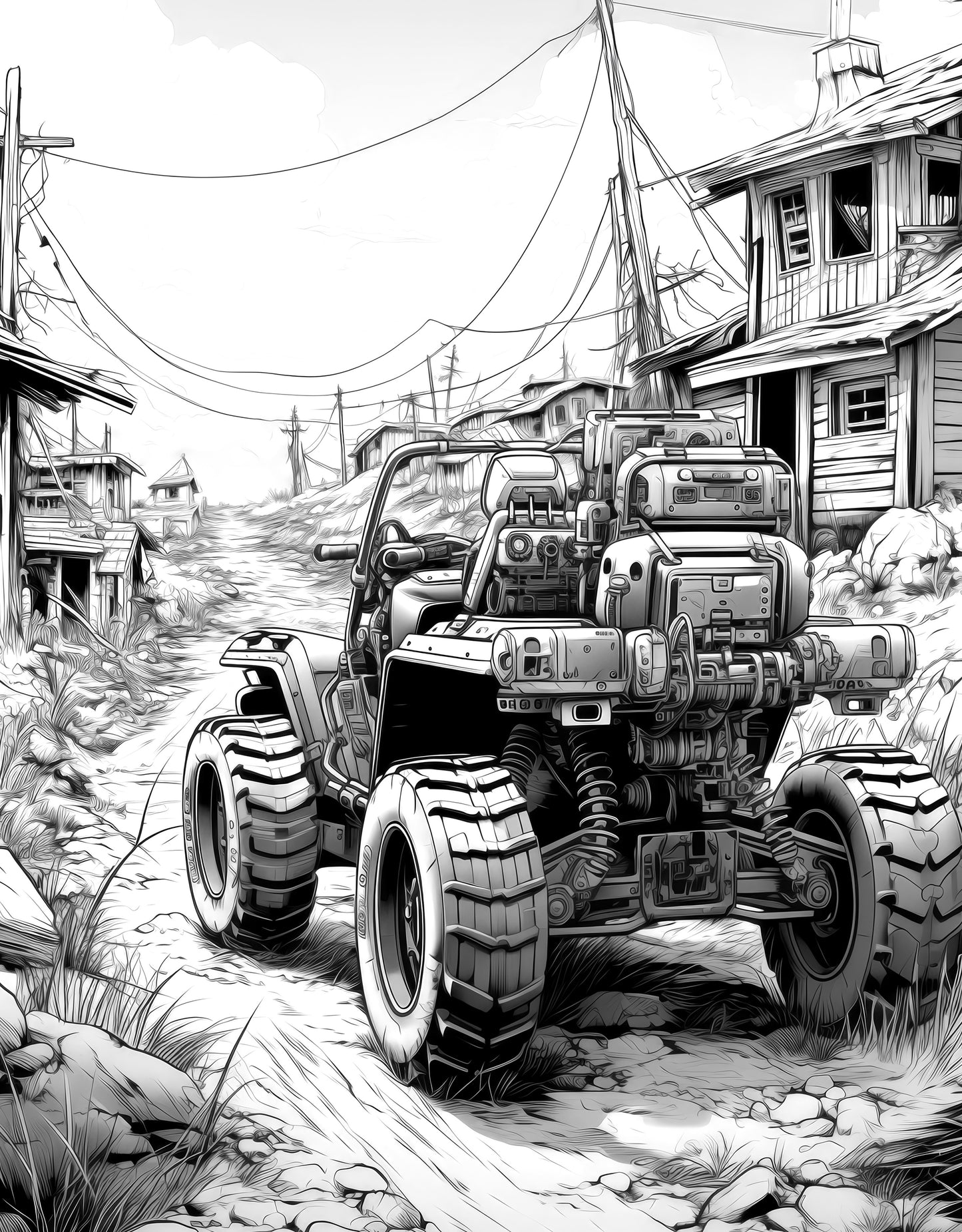 Apocalyptic Landscapes – Coloring Book Vol. 2