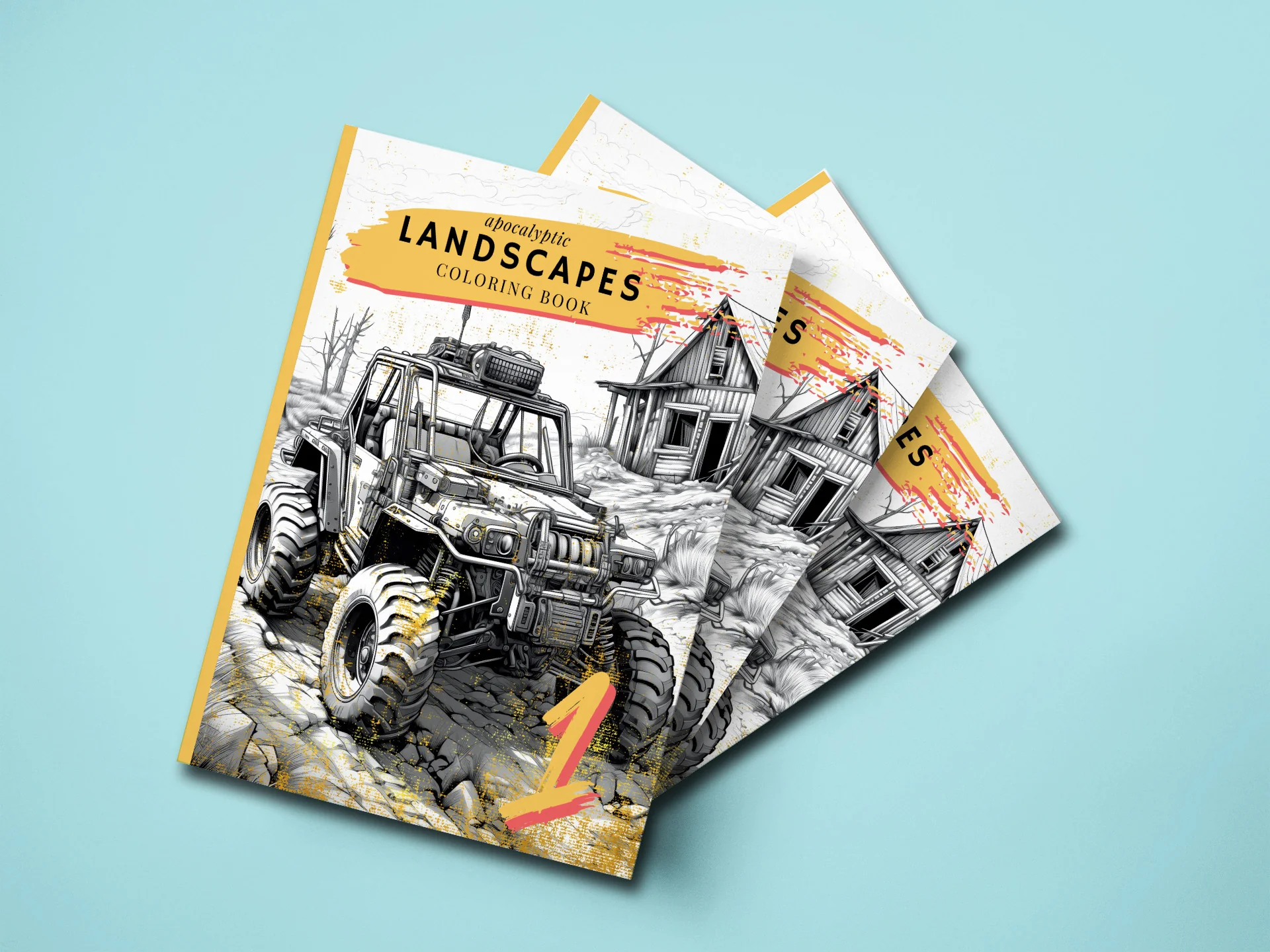 Apocalyptic Landscapes - Coloring Book Vol. 1