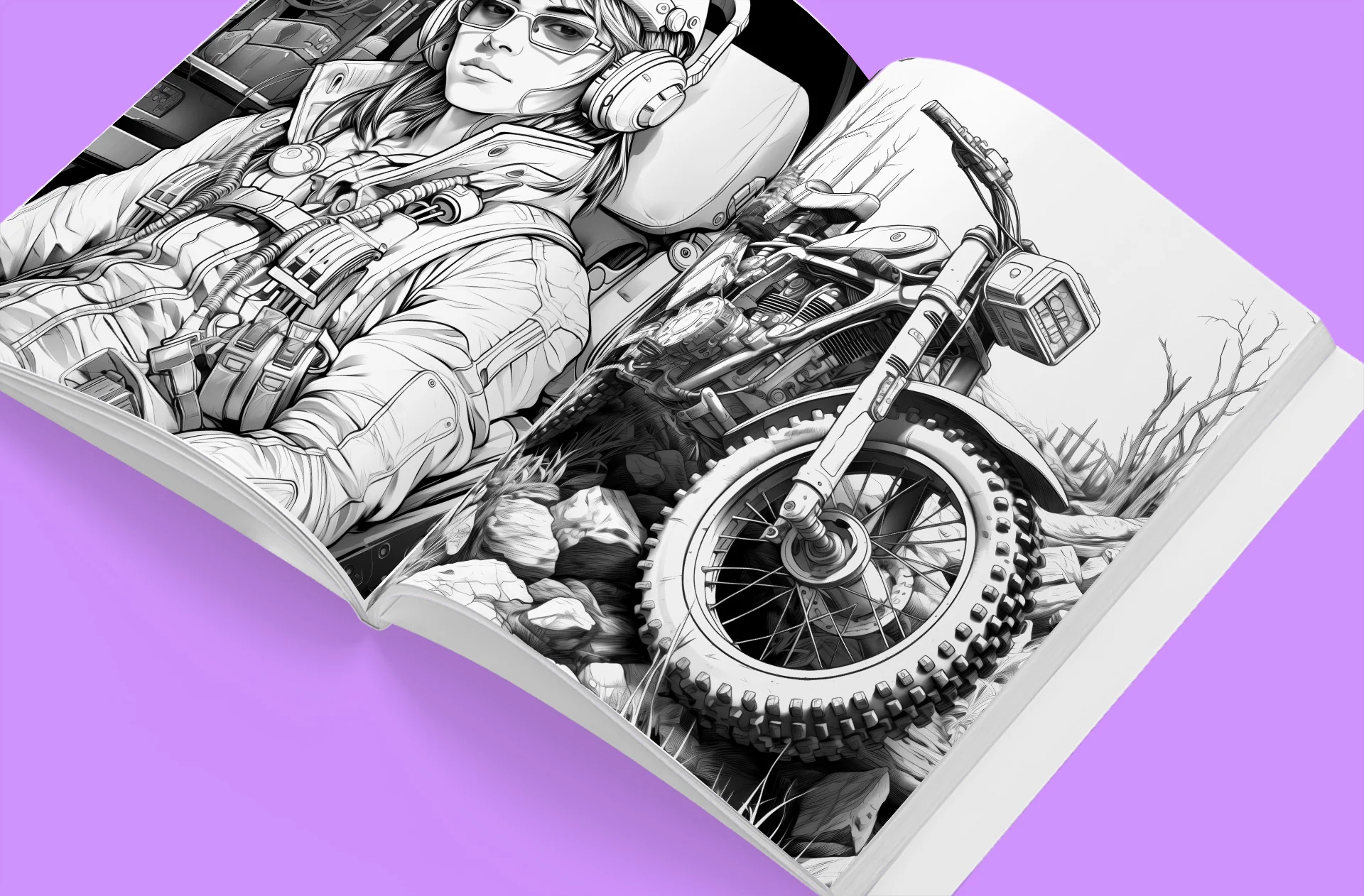 Apocalyptic Landscapes - Coloring Book Vol. 2 detail image