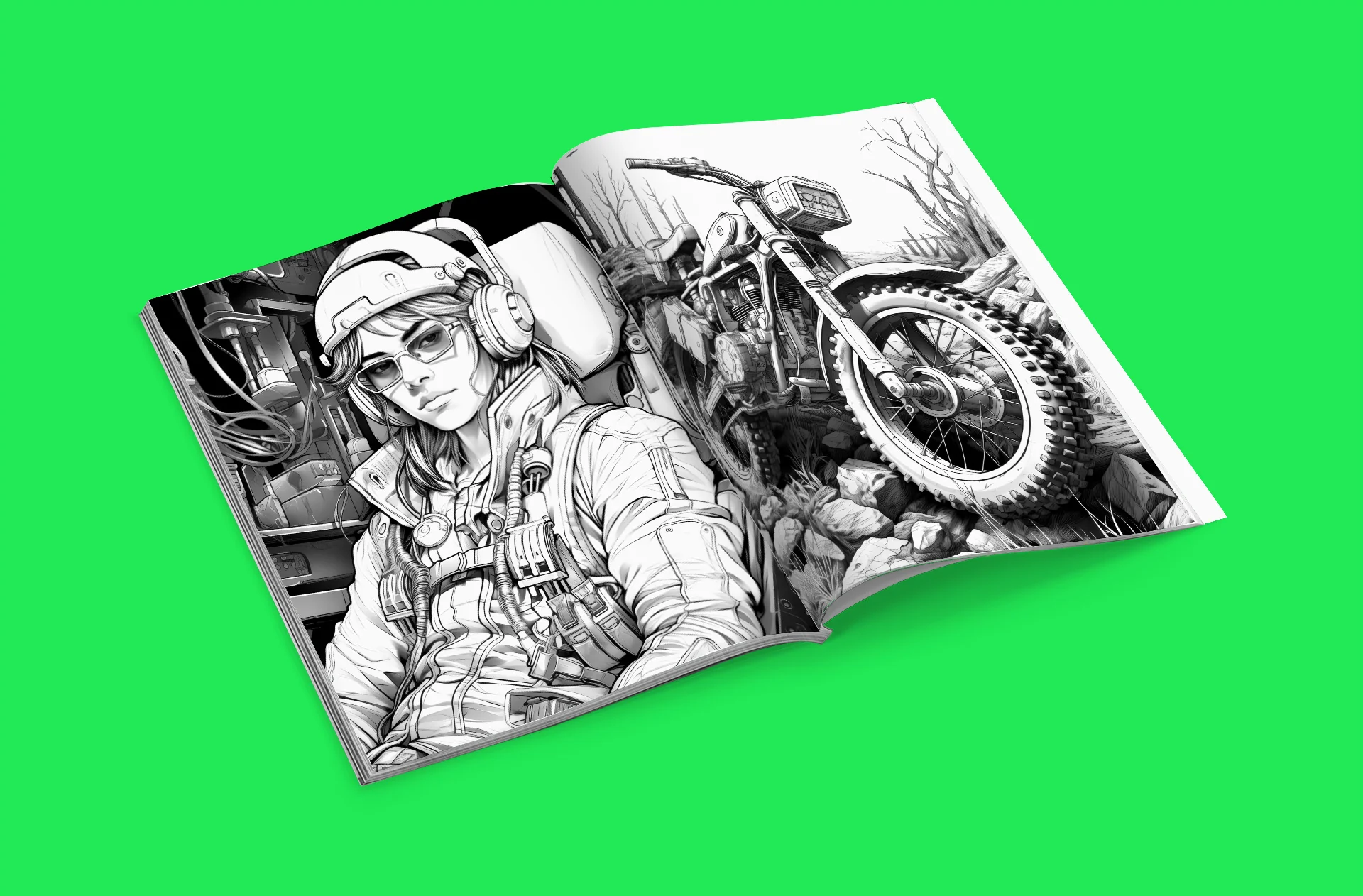 Apocalyptic Landscapes - Coloring Book Vol. 2 detail image