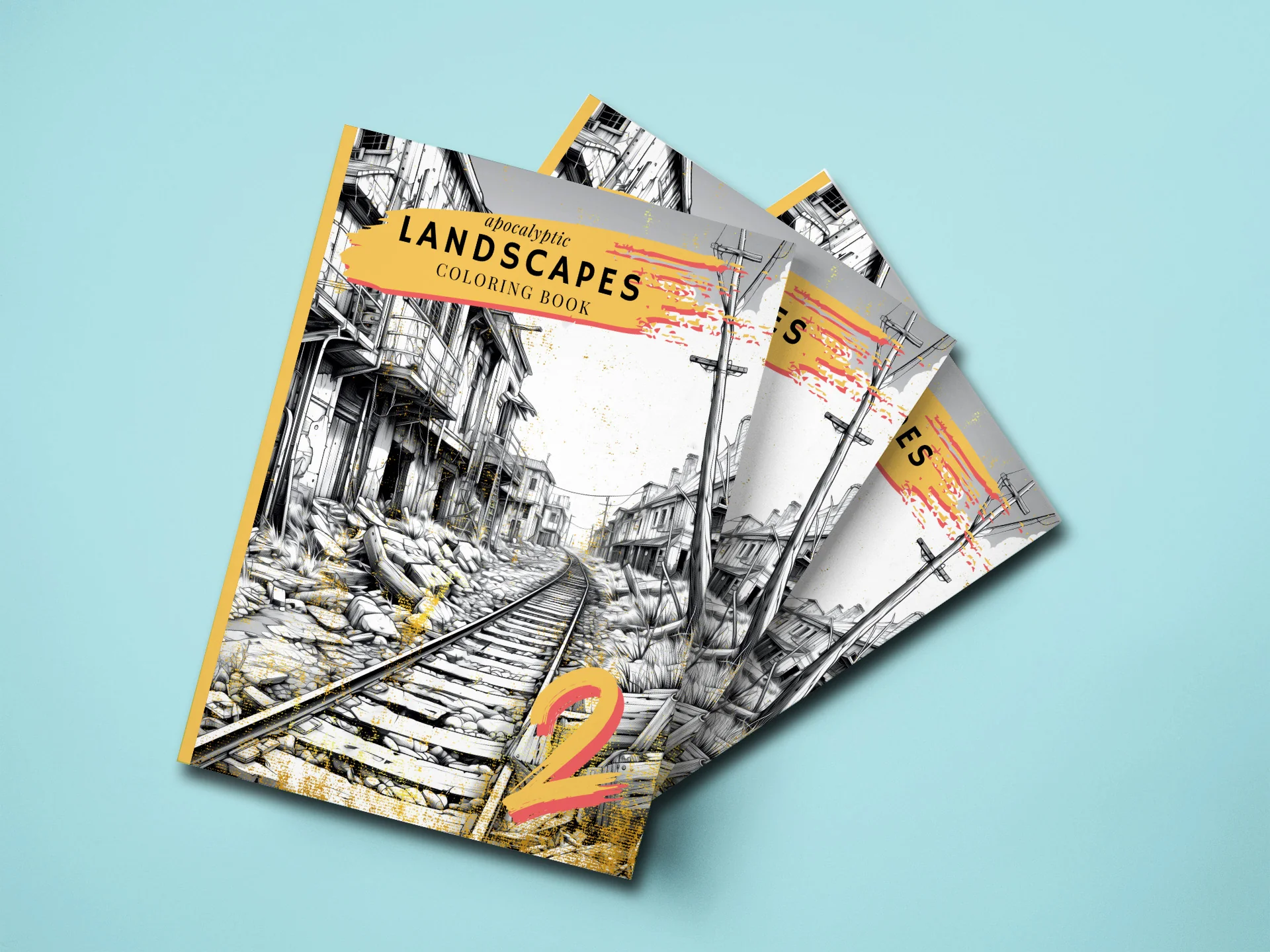 Apocalyptic Landscapes - Coloring Book Vol. 2