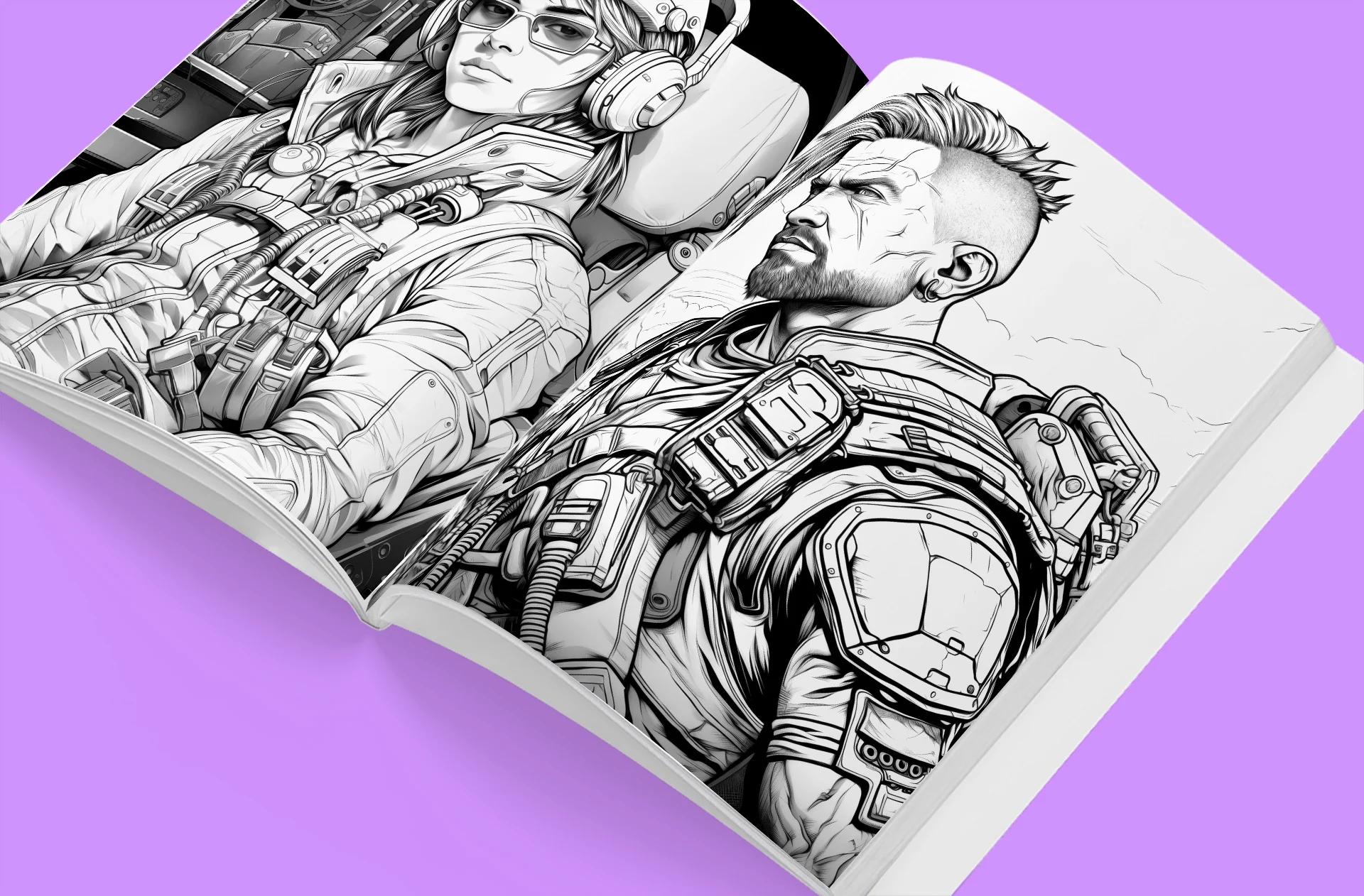 Apocalyptic Landscapes - Coloring Book Vol. 3 detail image