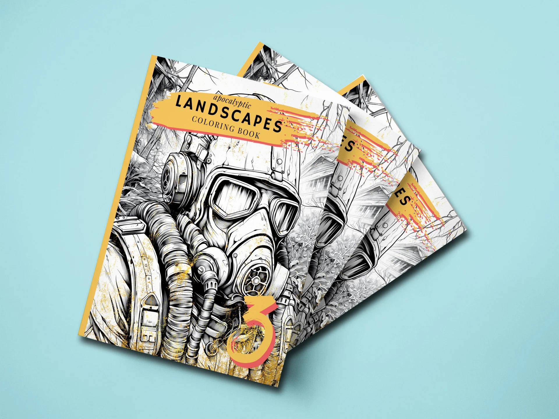 Apocalyptic Landscapes - Coloring Book Vol. 3