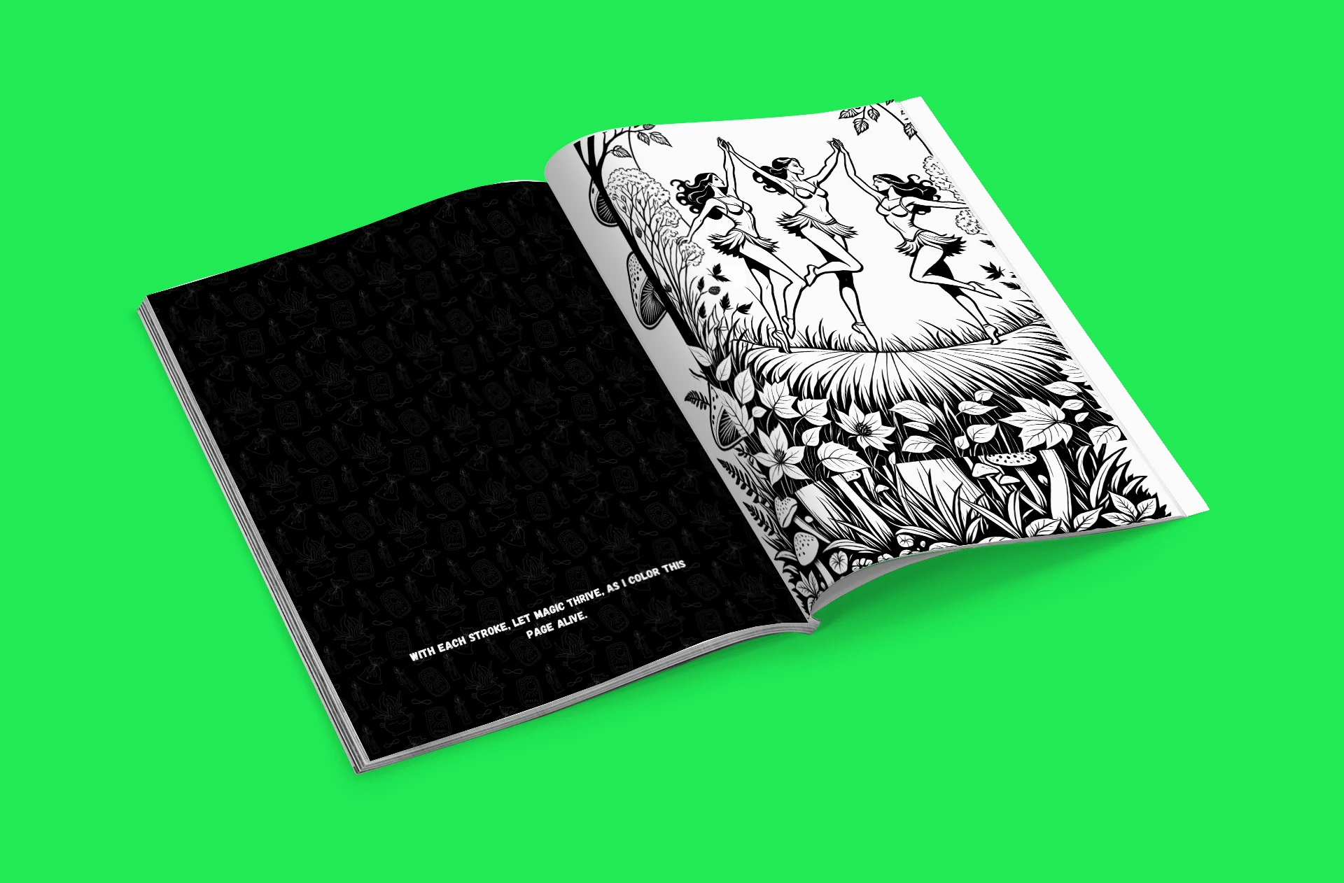 Bewitched by Color - A Coloring Spell Book (Volume II) detail image