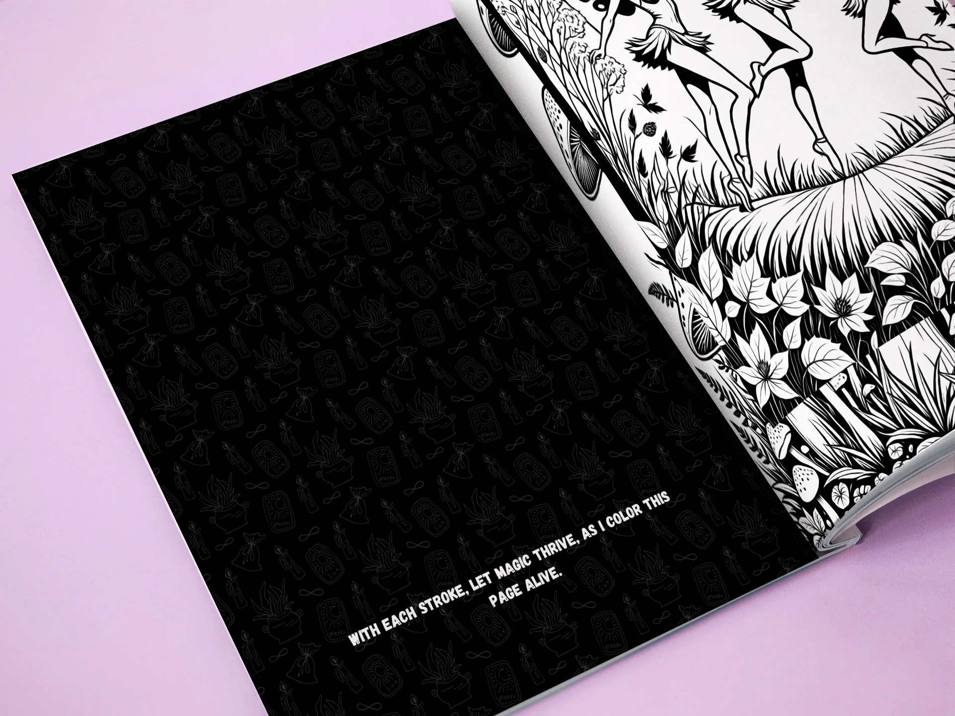 Bewitched by Color - A Coloring Spell Book (Volume II) detail image