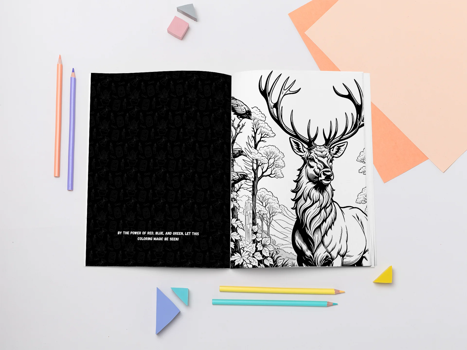 Bewitched by Color - A Coloring Spell Book (Volume II) detail image