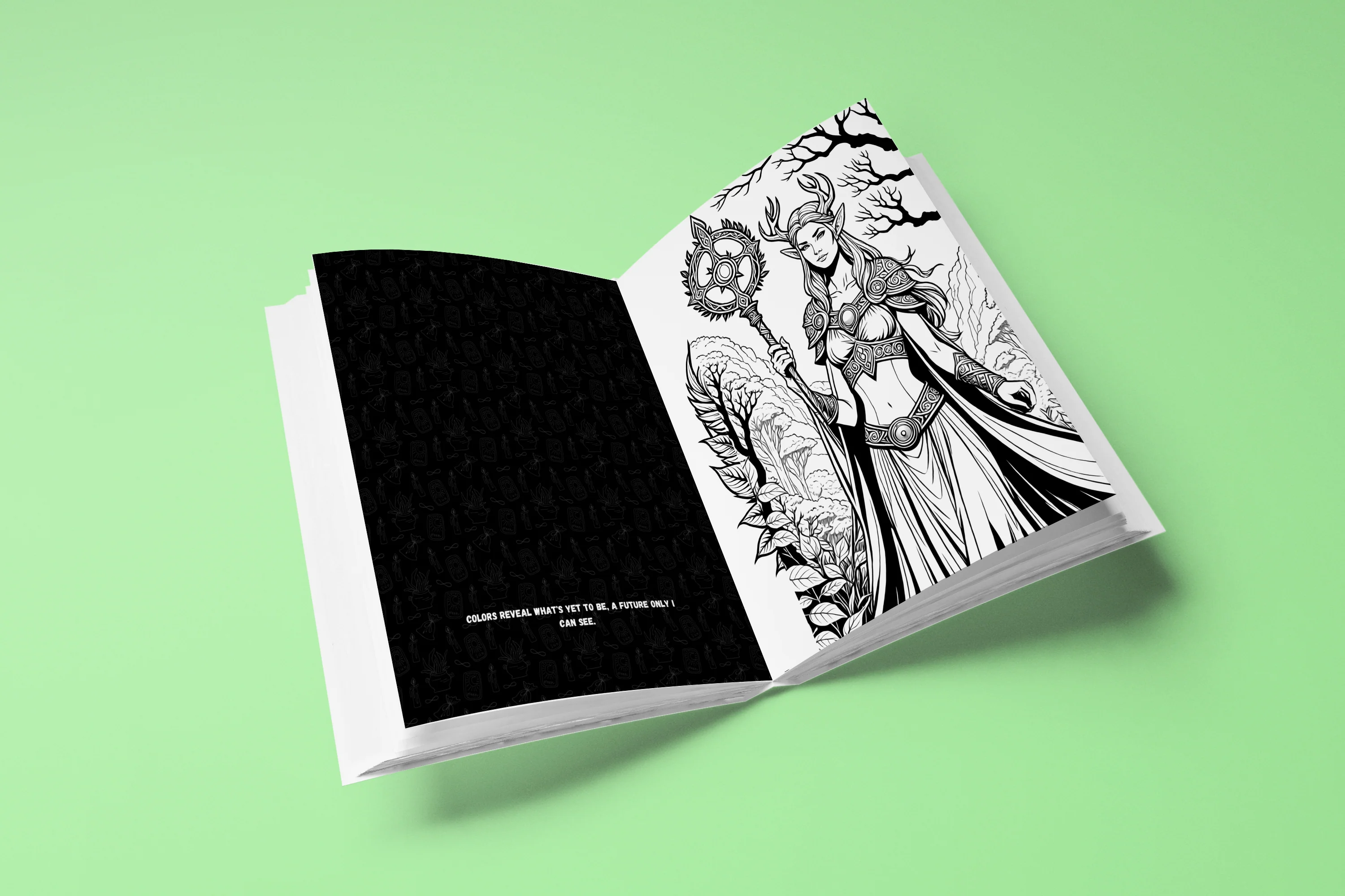 Bewitched by Color - A Coloring Spell Book (Volume II) detail image