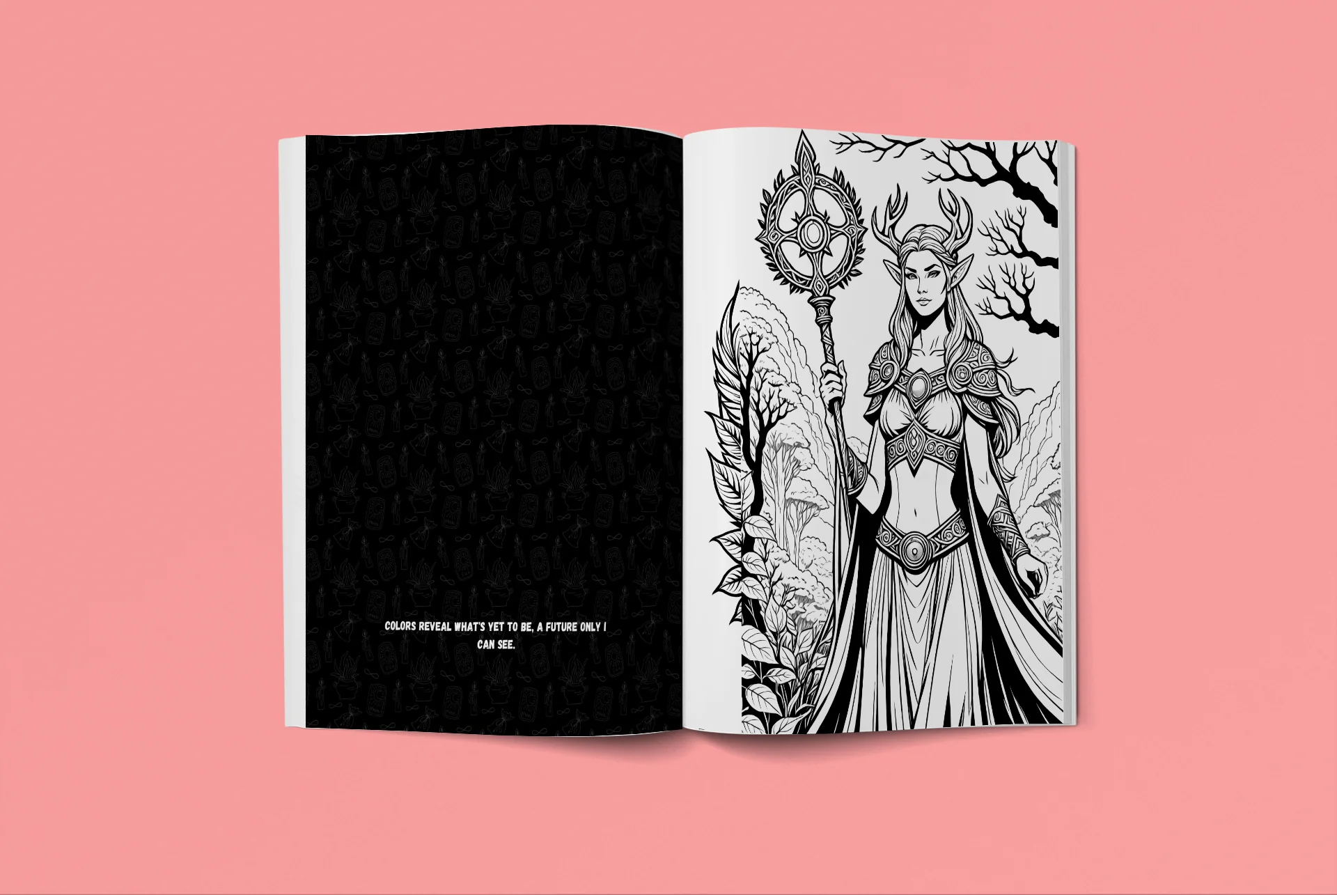 Bewitched by Color - A Coloring Spell Book (Volume II) detail image