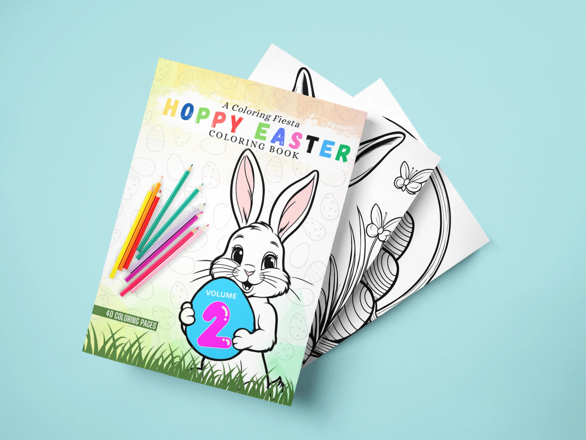 Hoppy Easter - A Coloring Fiesta (Volume II)