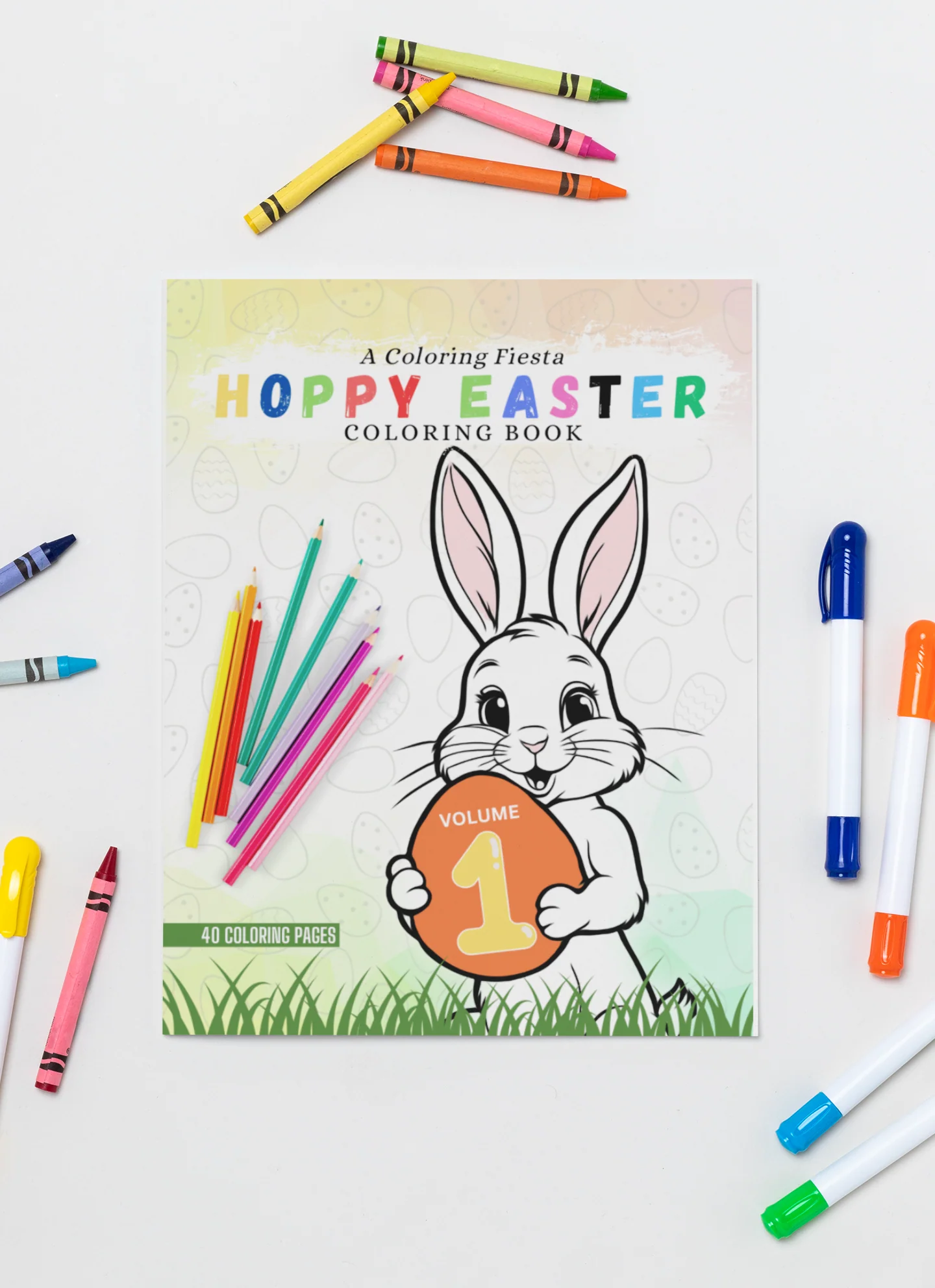 Hoppy Easter - A Coloring Fiesta detail image