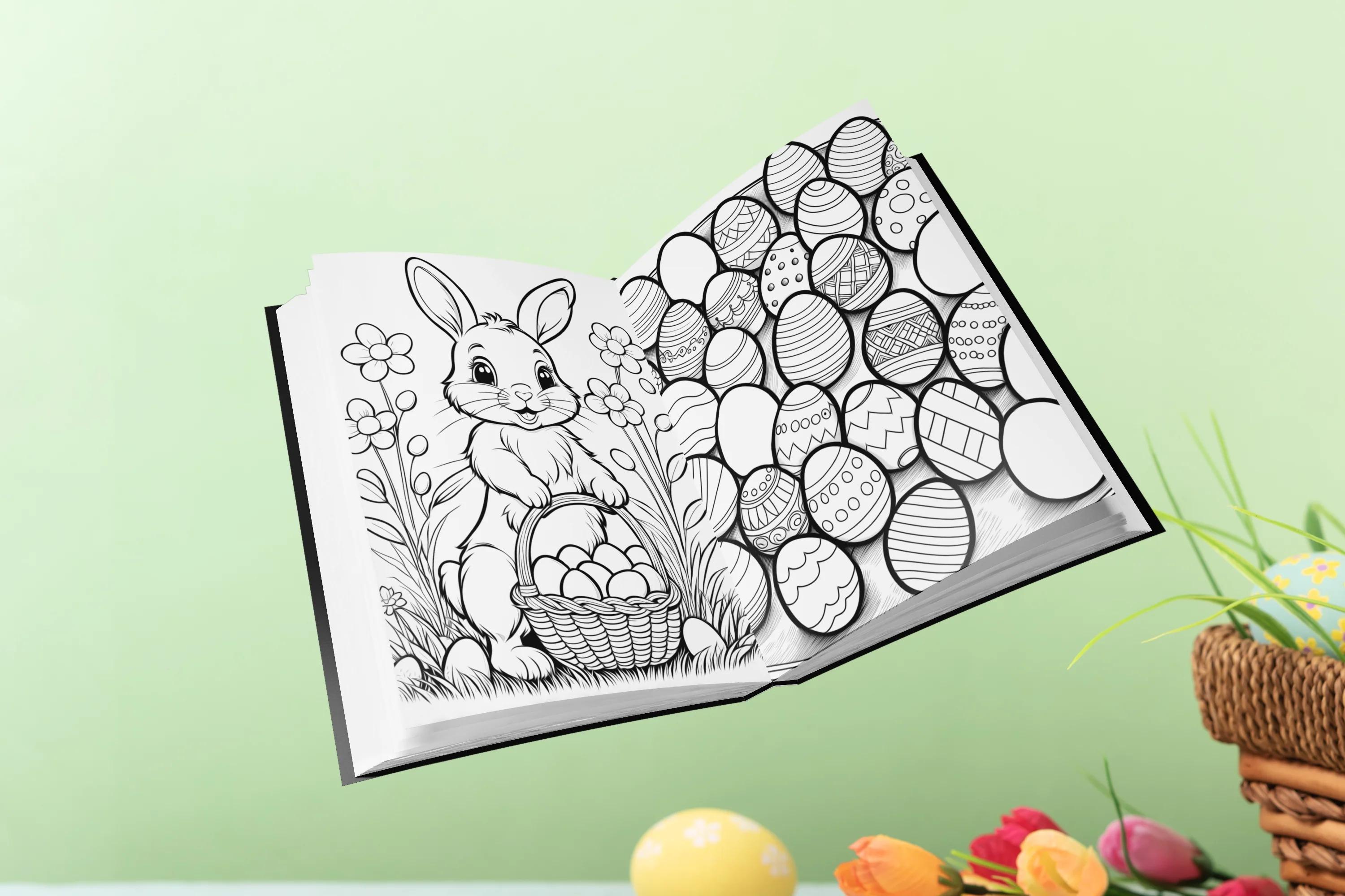 Hoppy Easter - A Coloring Fiesta detail image