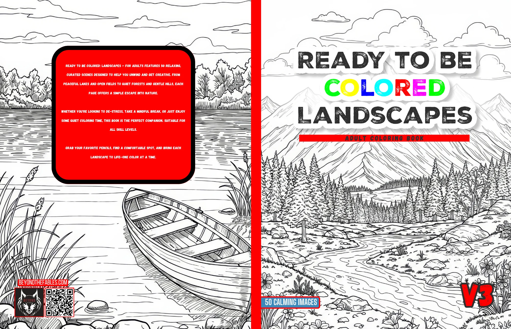 Ready to Be Colored - Landscapes (Volume 3)