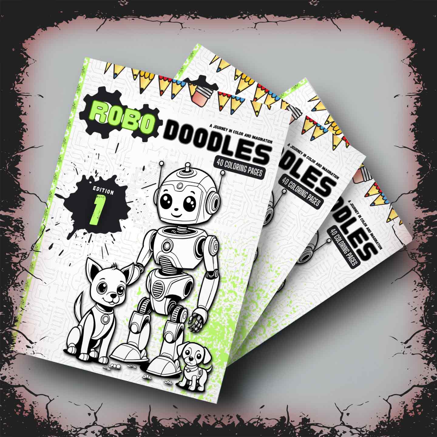 Robo Doodles - A Journey in Color and Imagination (Volume I) detail image