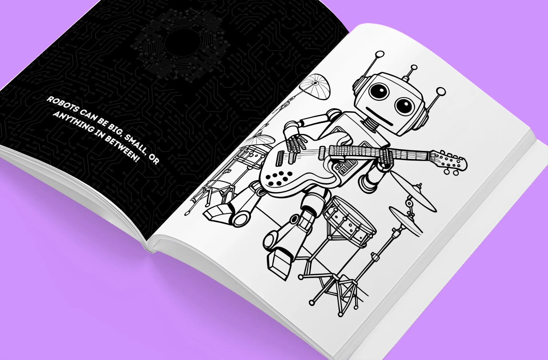 Robo Doodles - A Journey in Color and Imagination (Volume I) detail image
