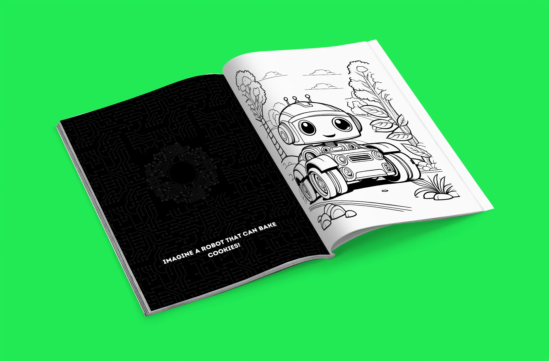 Robo Doodles - A Journey in Color and Imagination (Volume I) detail image