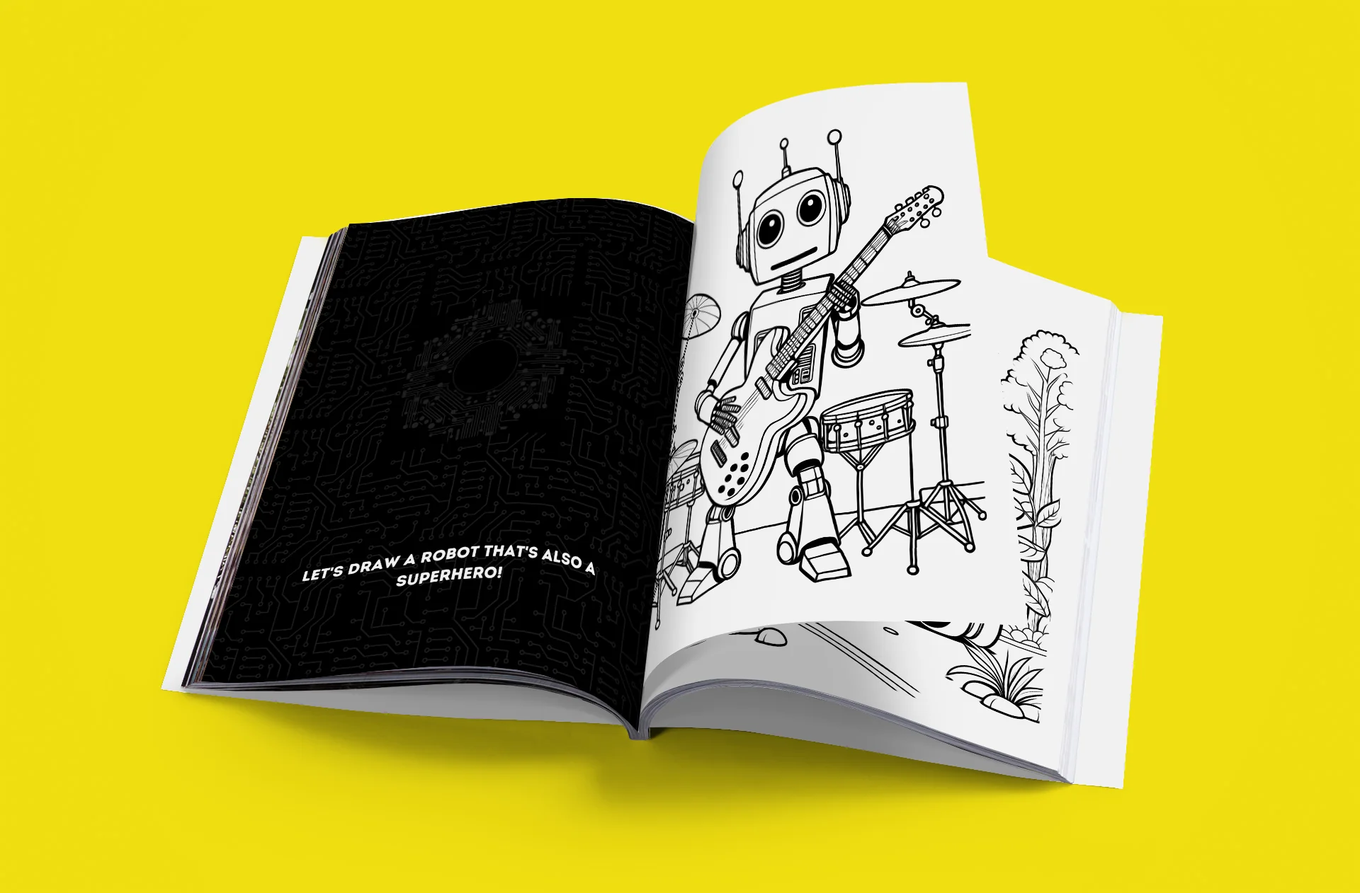 Robo Doodles - A Journey in Color and Imagination (Volume I) detail image