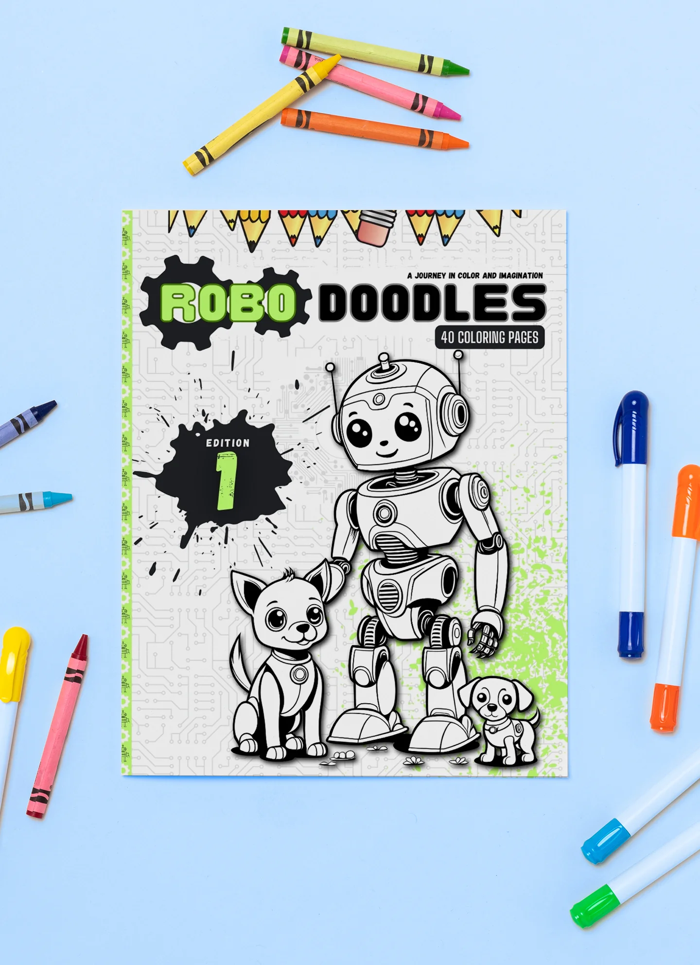 Robo Doodles - A Journey in Color and Imagination (Volume I) detail image