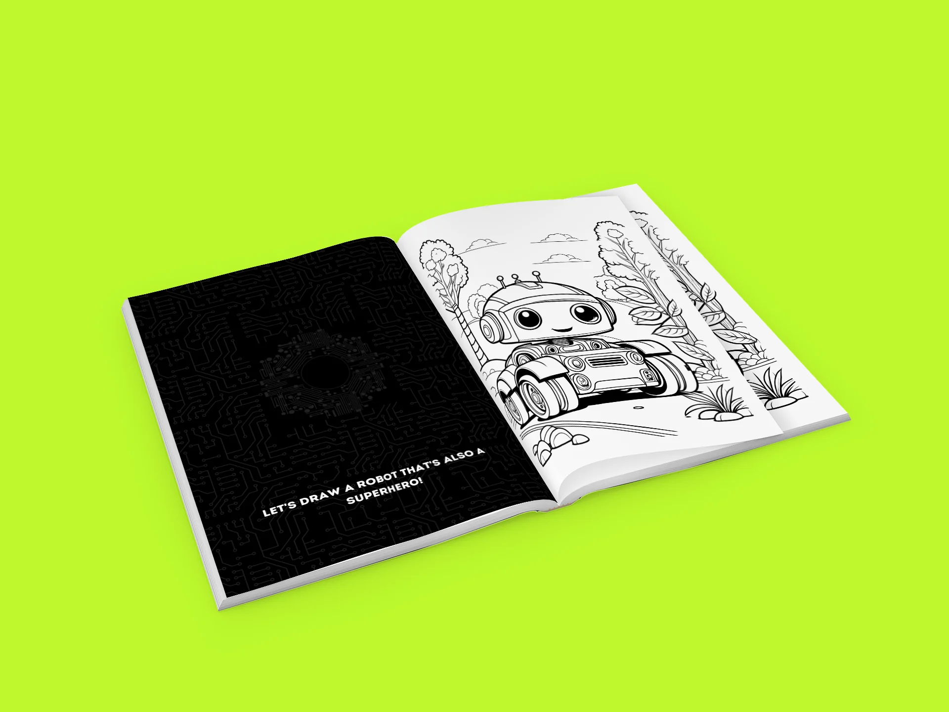Robo Doodles - A Journey in Color and Imagination (Volume I) detail image