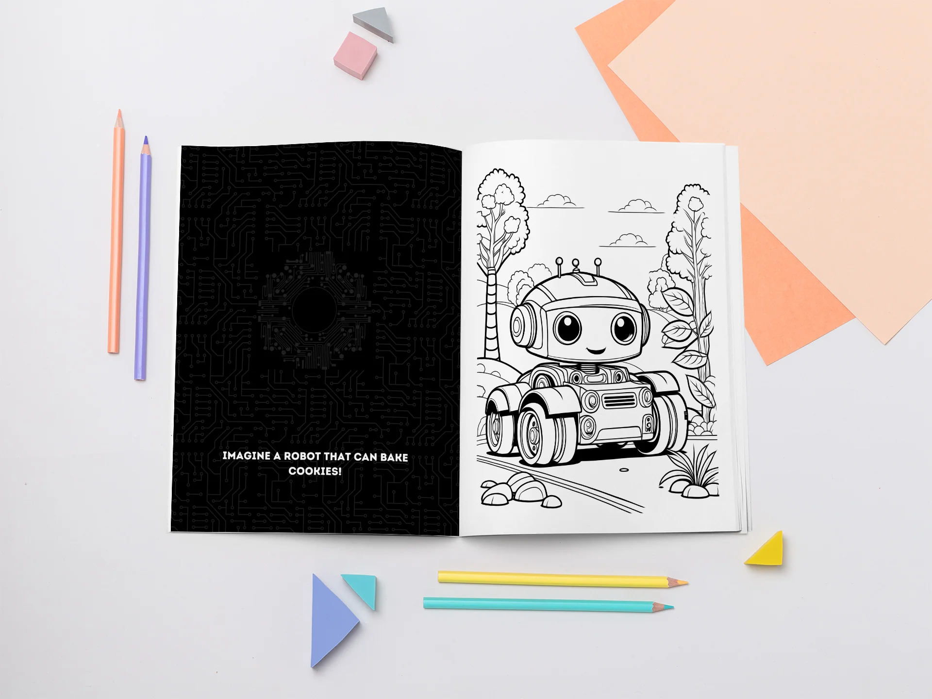 Robo Doodles - A Journey in Color and Imagination (Volume I) detail image
