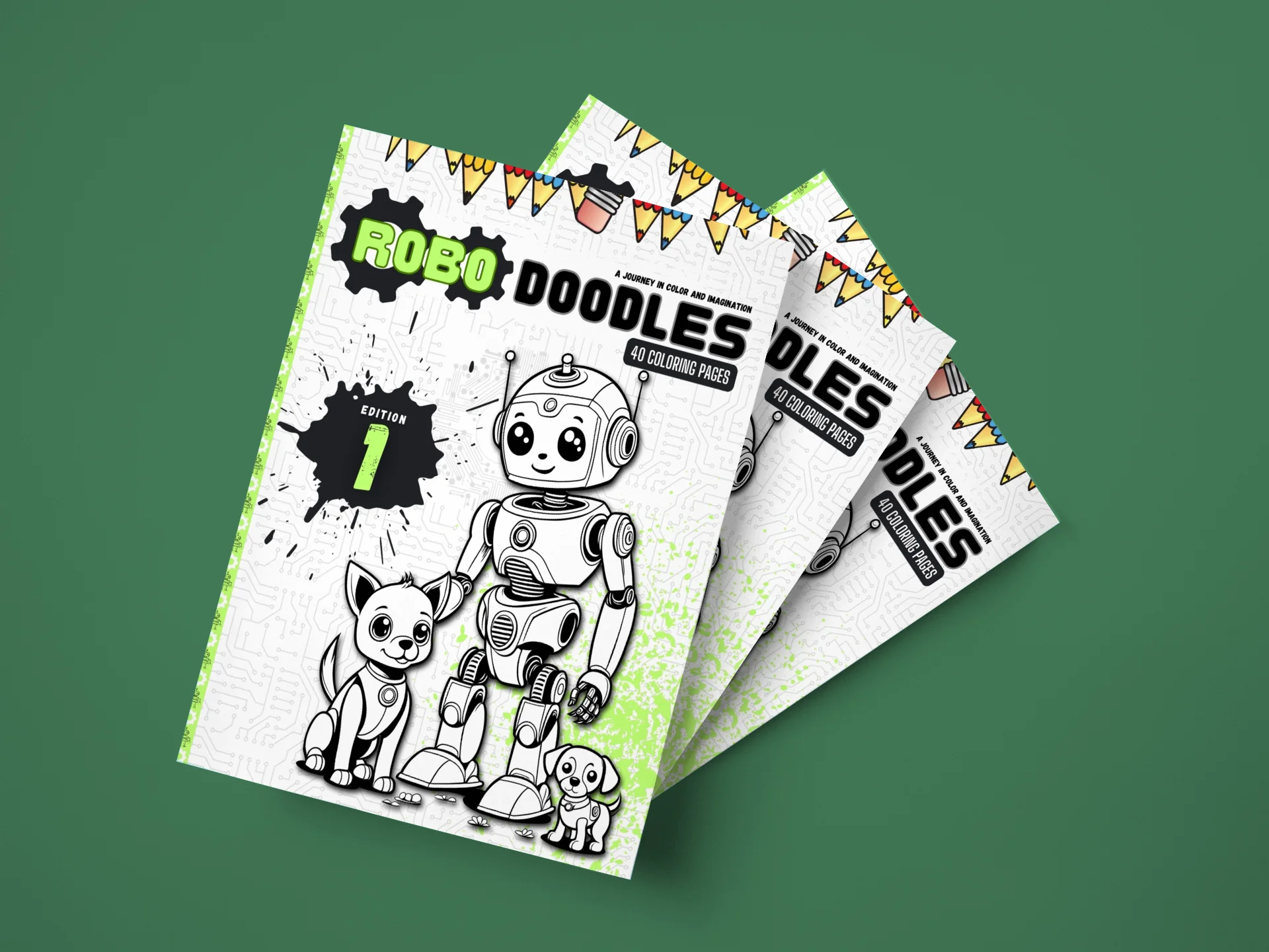 Robo Doodles - A Journey in Color and Imagination (Volume I)