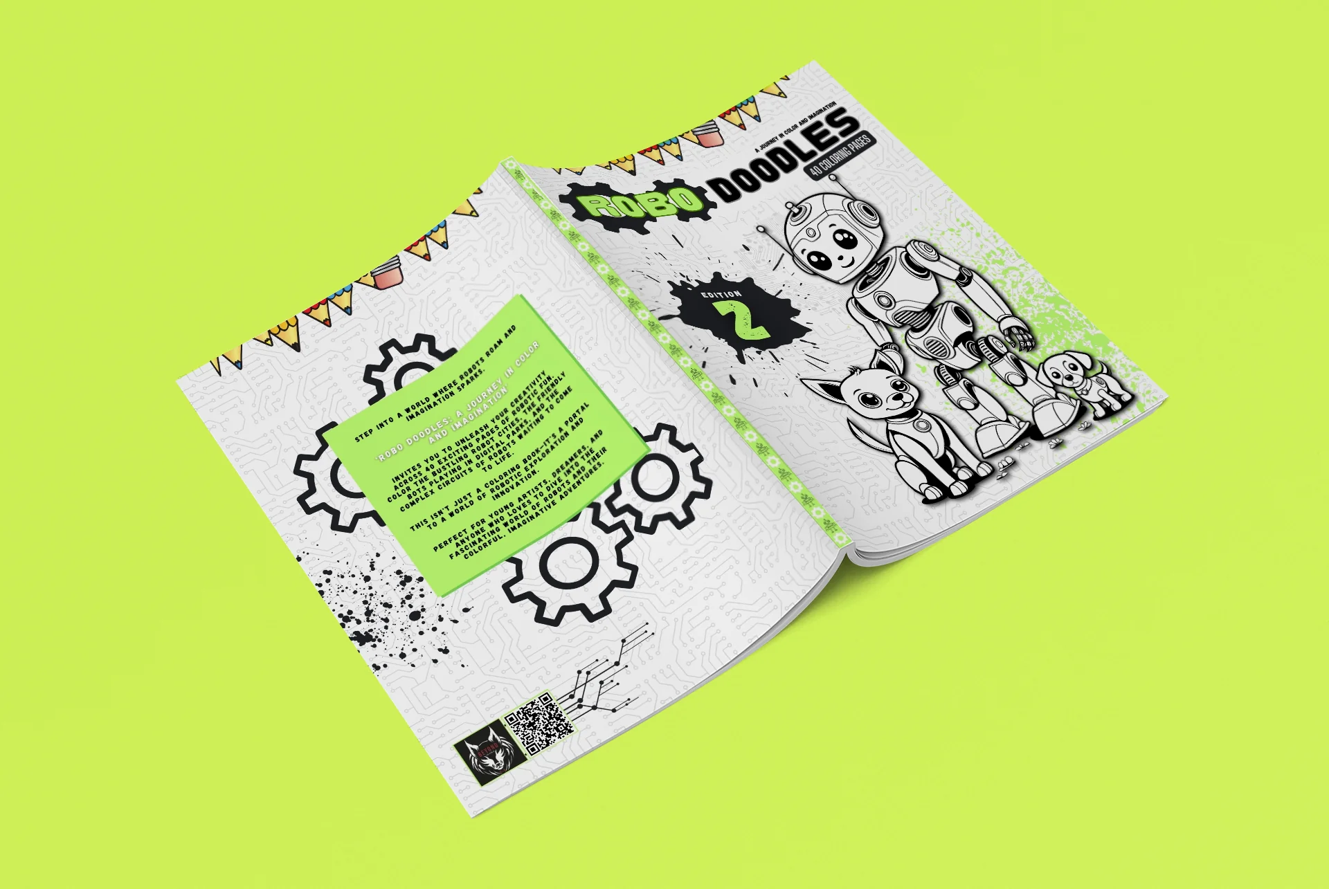 Robo Doodles - A Journey in Color and Imagination (Volume II) detail image