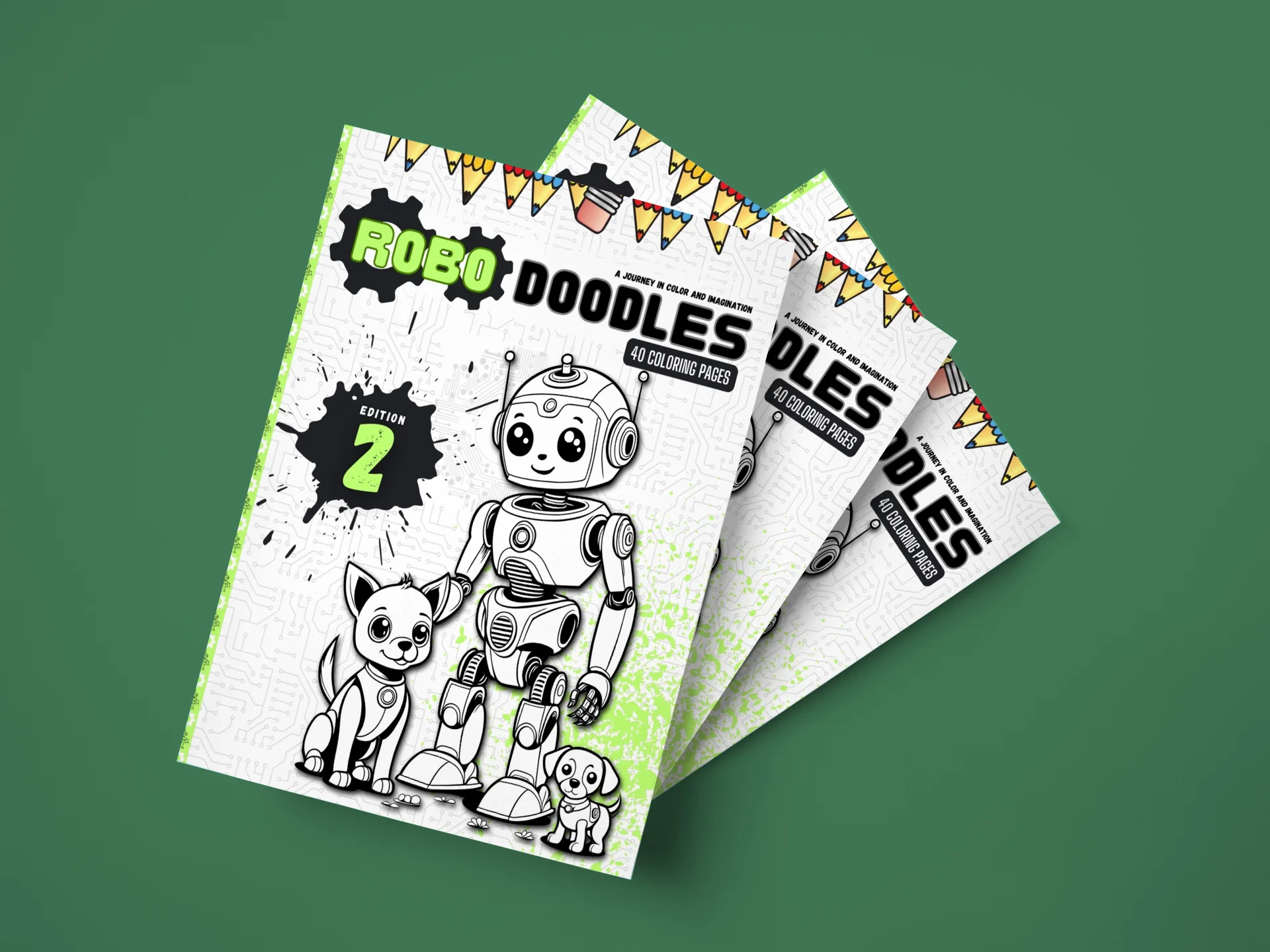 Robo Doodles - A Journey in Color and Imagination (Volume II)