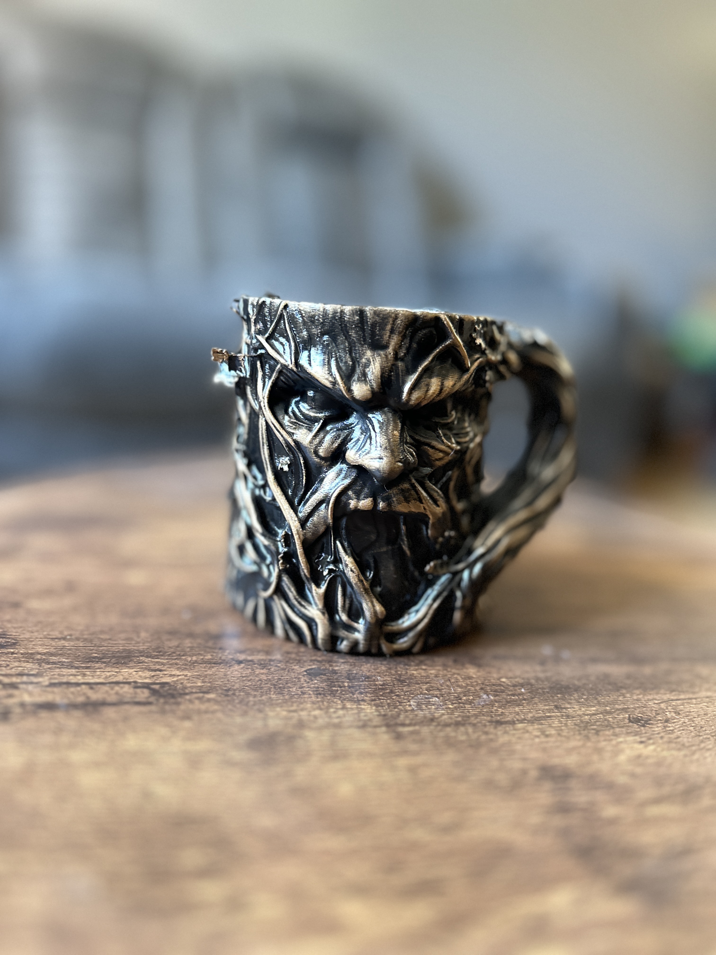 Ancient Tree Spirit Mug – Forest Guardian Relic (Fantasy Decor)