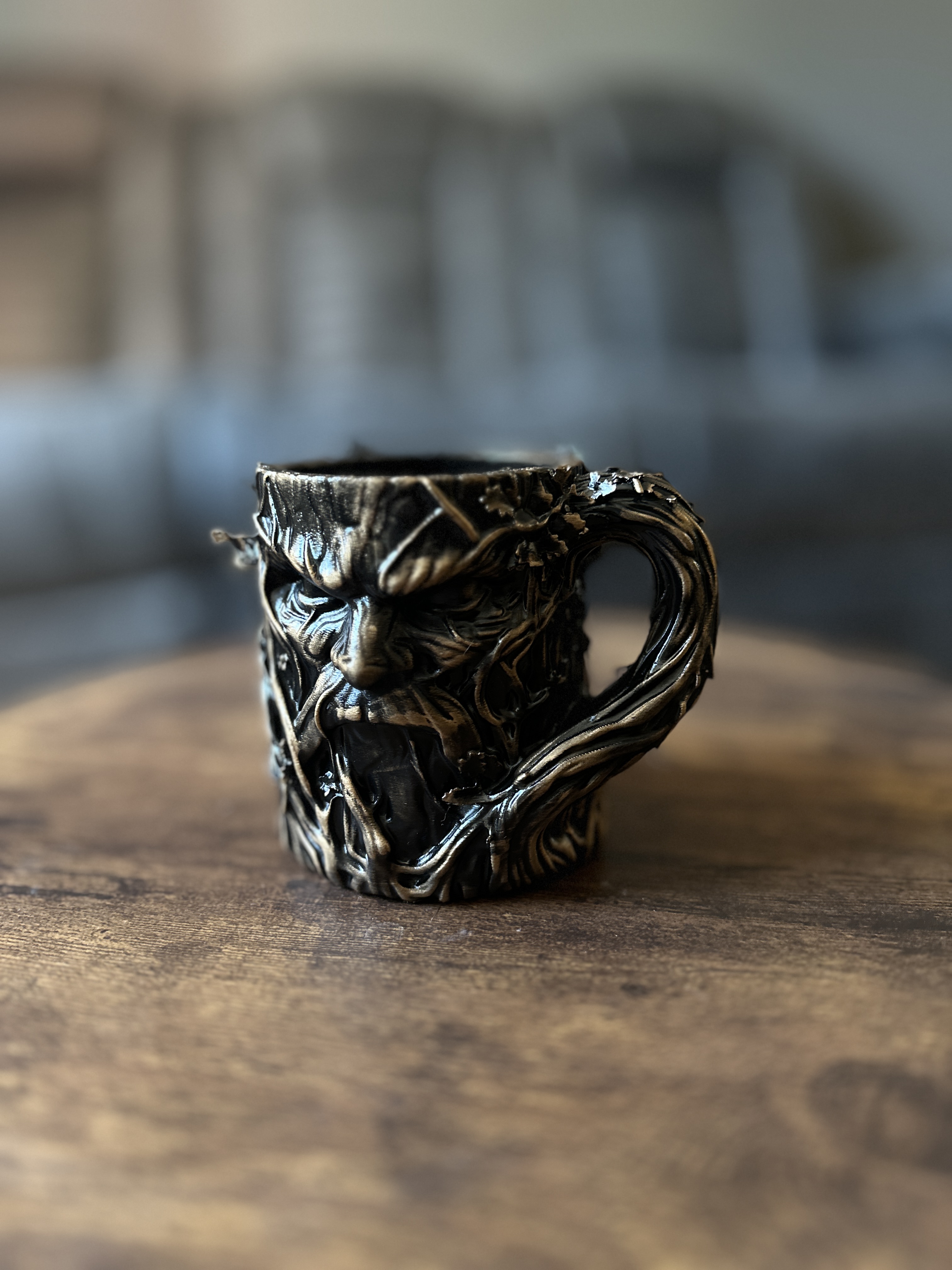 Ancient Tree Spirit Mug – Forest Guardian Relic (Fantasy Decor) detail image