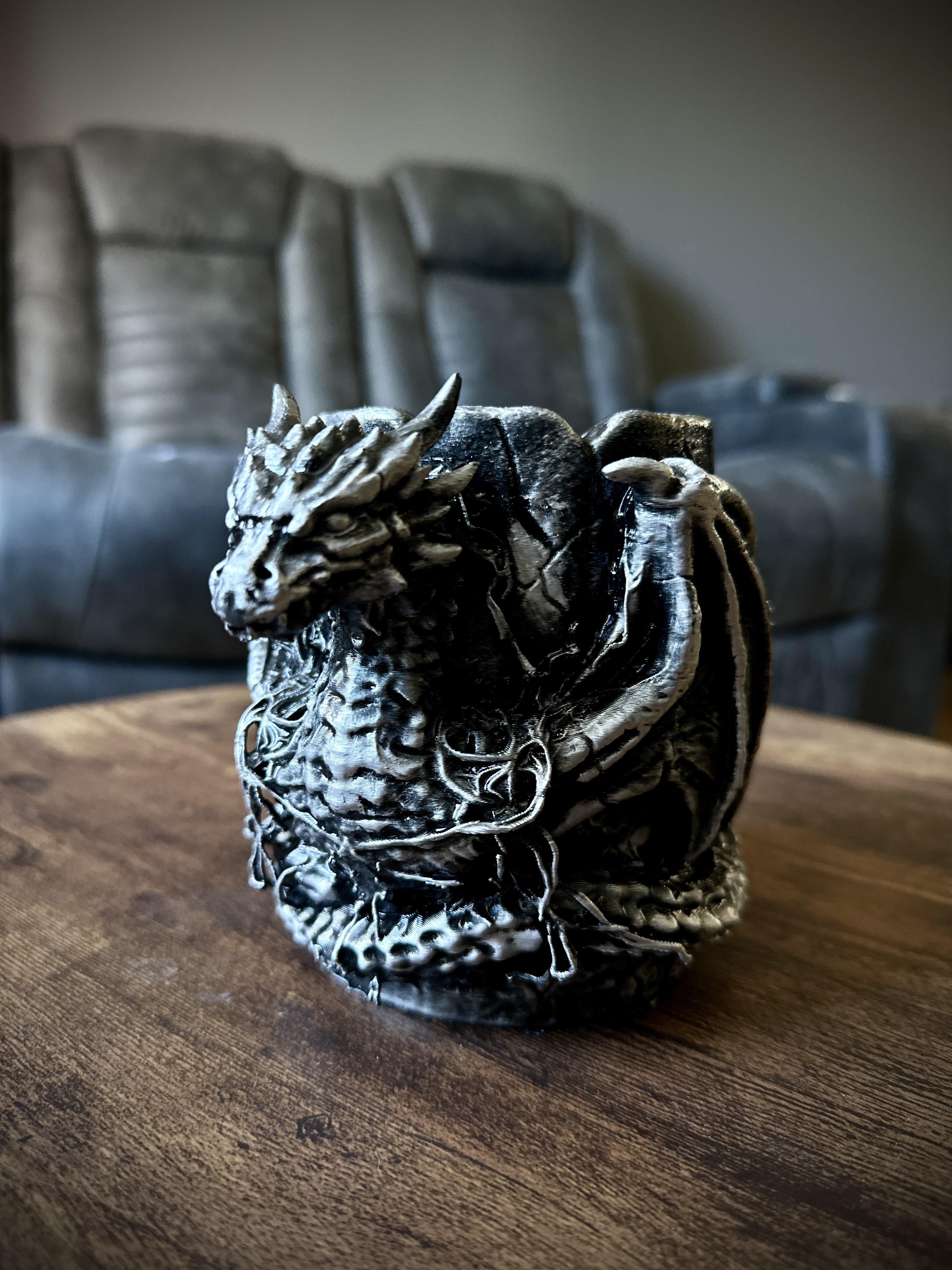 Dragon Guardian Mug – Ancient Relic (Fantasy Display Decor) detail image