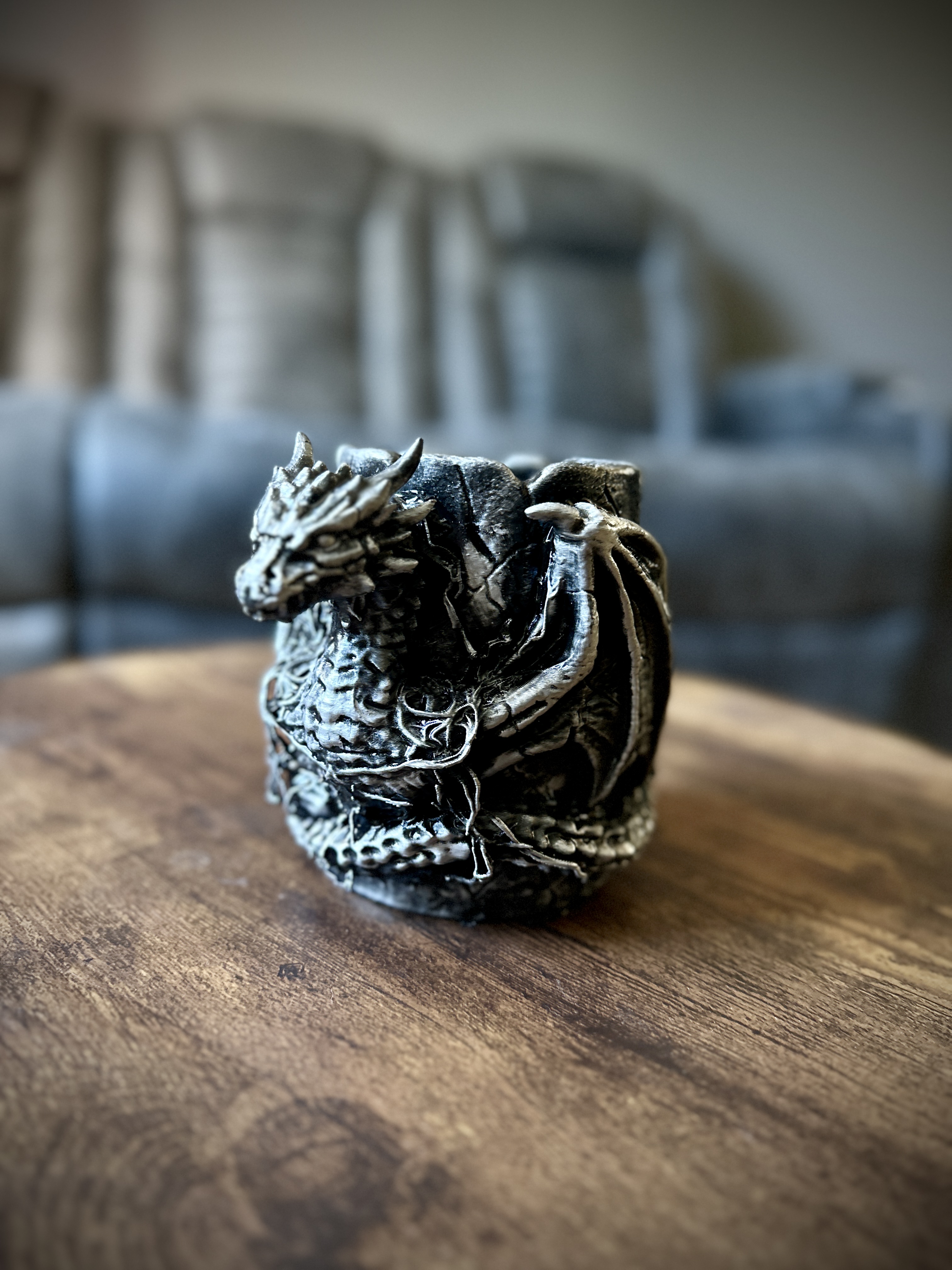 Dragon Guardian Mug – Ancient Relic (Fantasy Display Decor) detail image