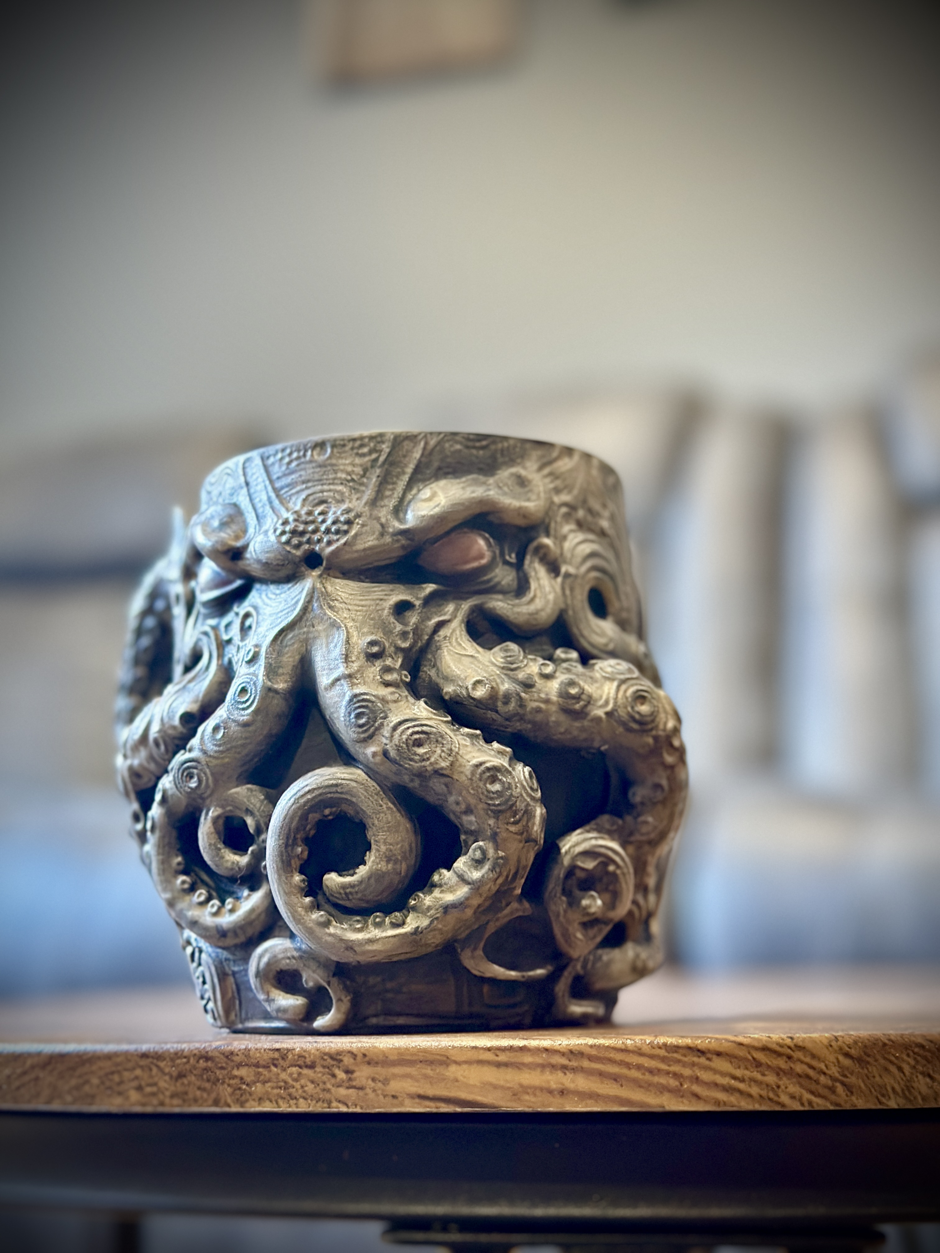 Kraken Tentacle Mug – Abyssal Ocean Relic (Display Decor)