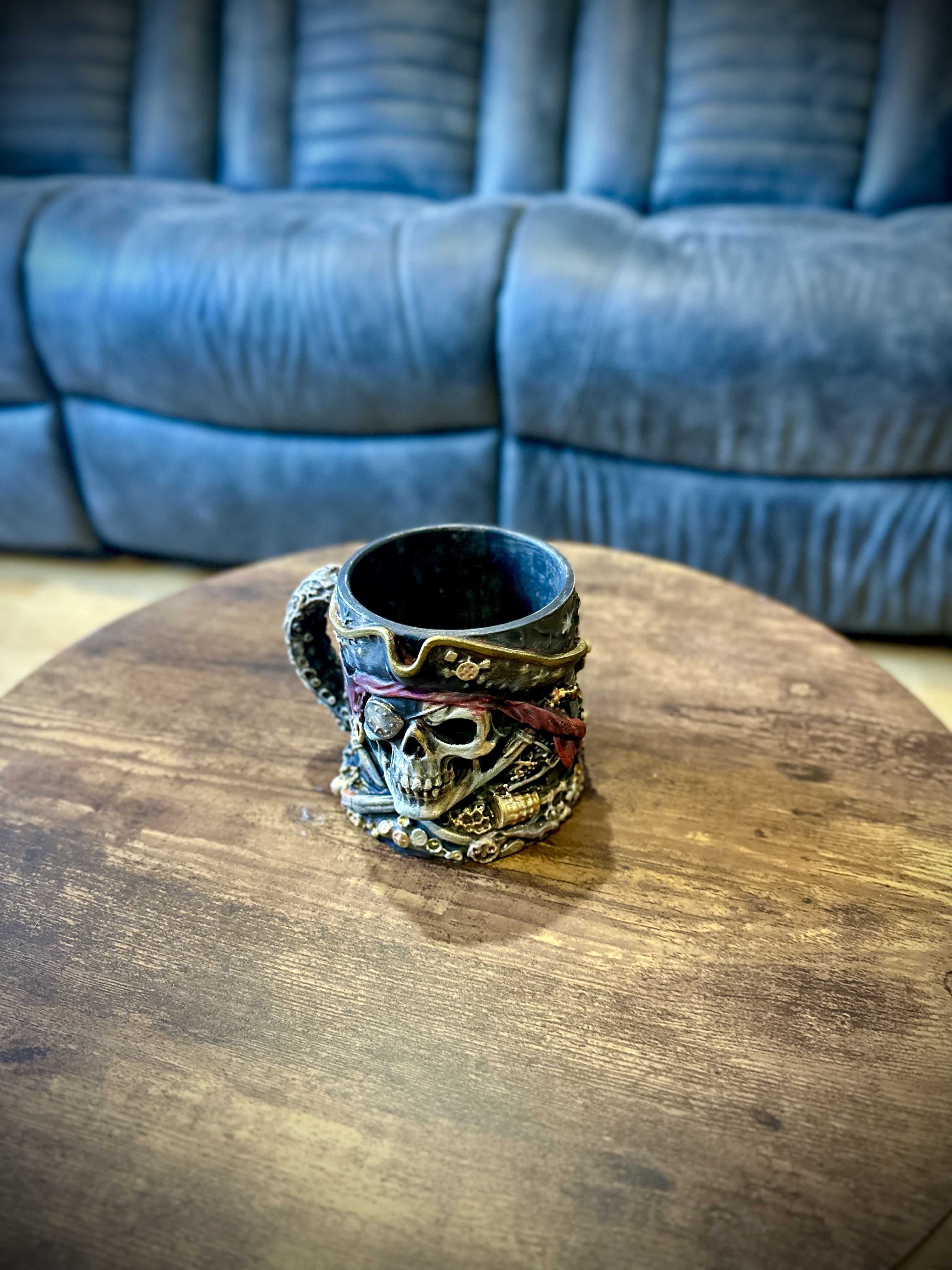 Pirate Skull Mug – Cursed Captain Relic (Display Decor) detail image