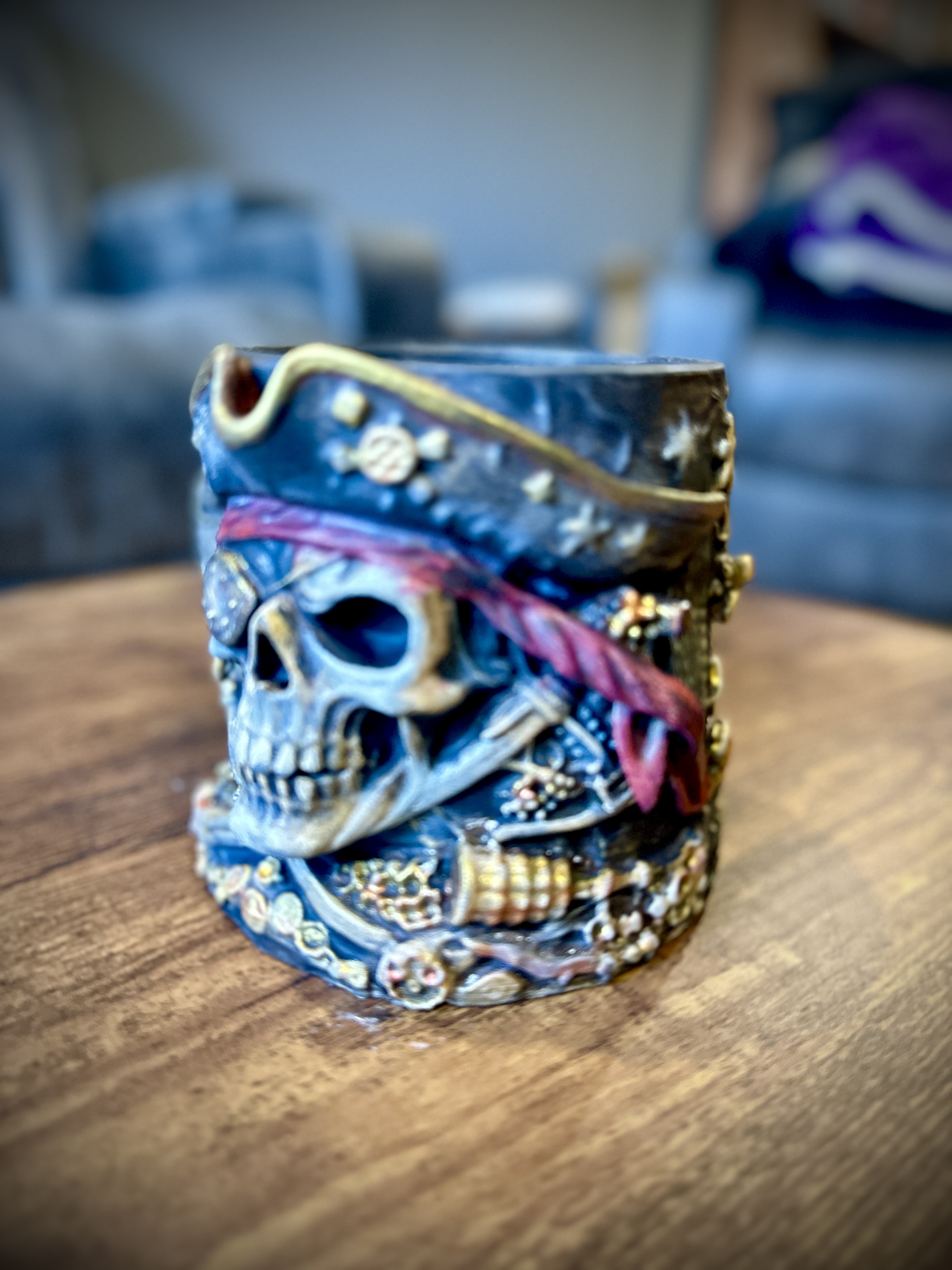 Pirate Skull Mug – Cursed Captain Relic (Display Decor) detail image