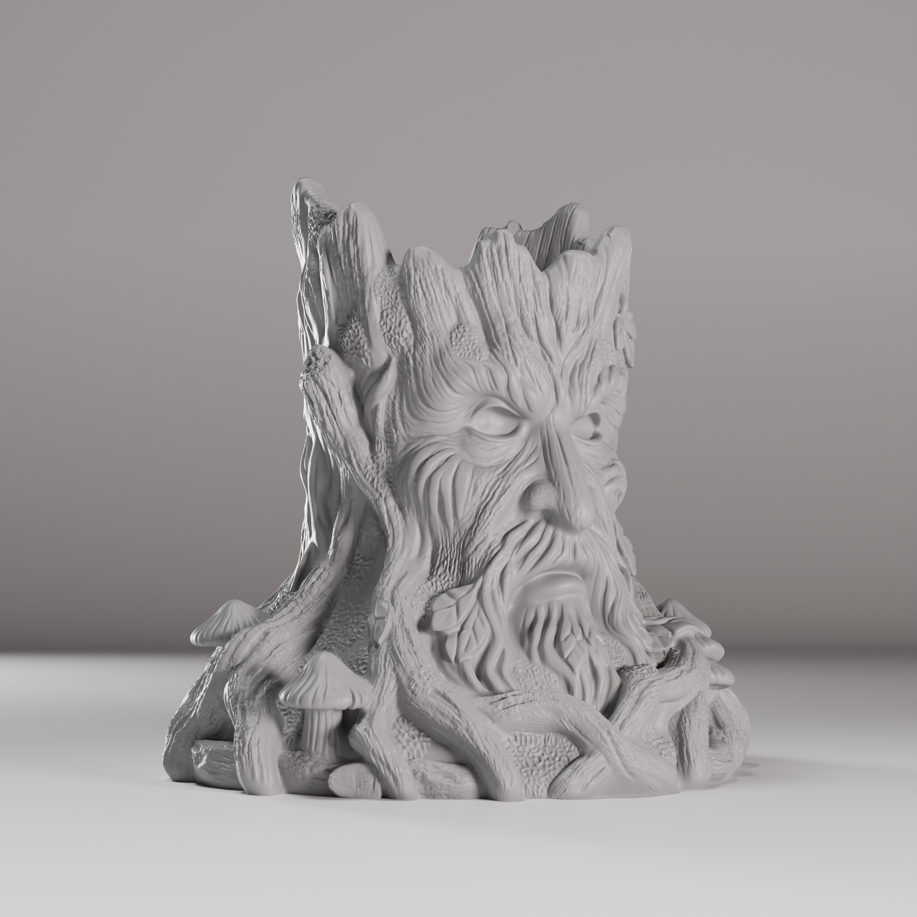 Tree Guardian Candle Holder STL - Digital Download detail image