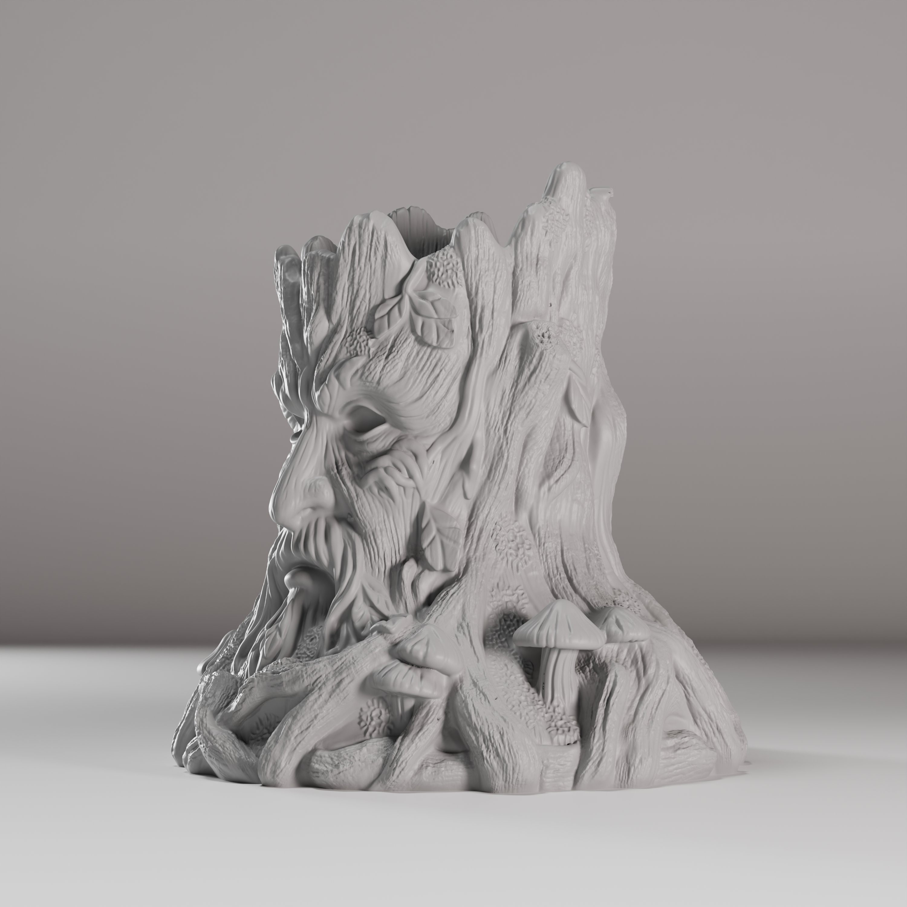 Tree Guardian Candle Holder STL - Digital Download detail image