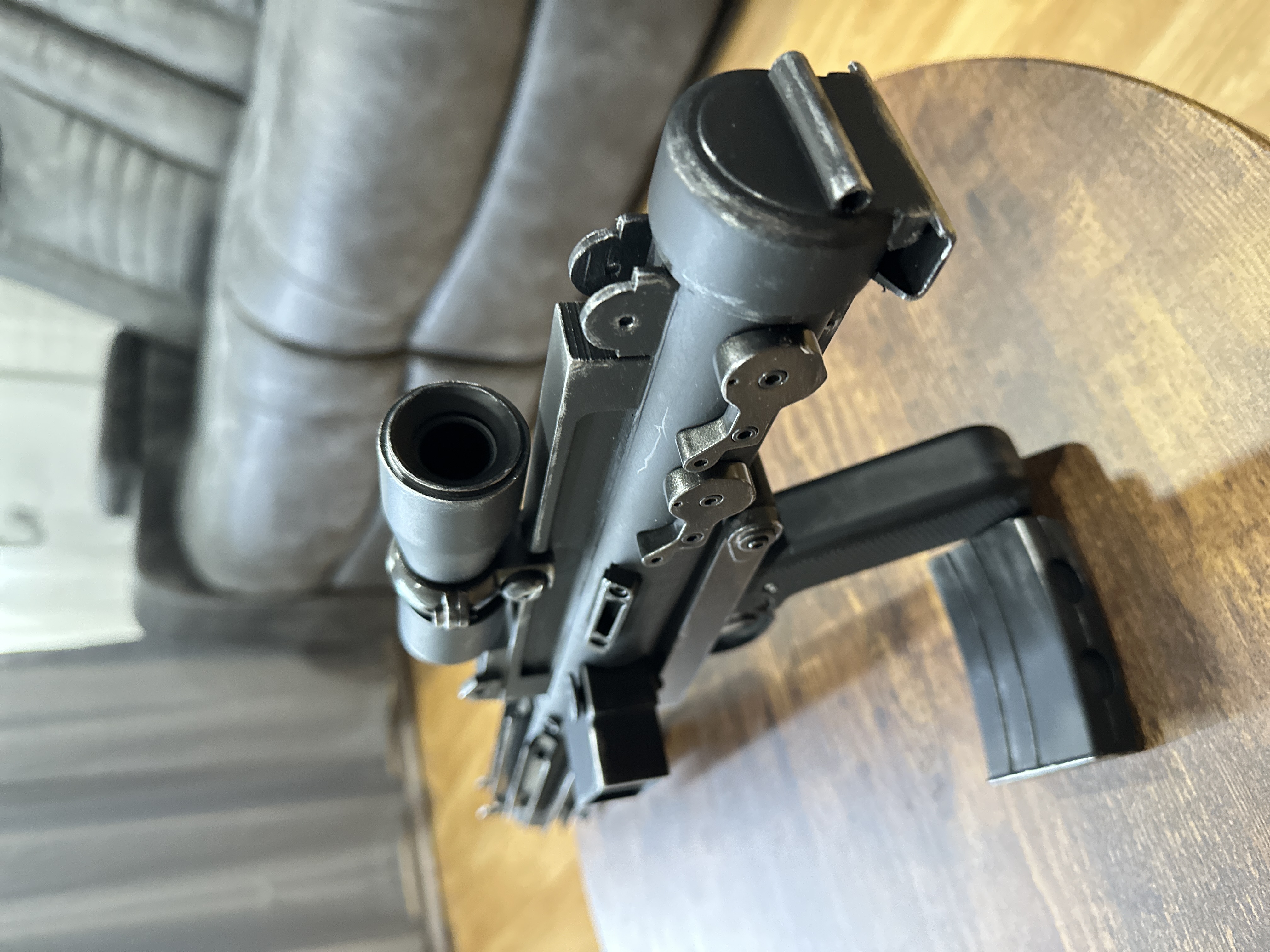 Star Wars E-11 Blaster – Weathered Battle-Worn Version (Display Prop) detail image