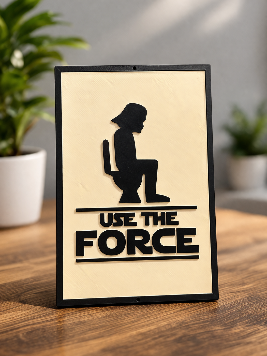 Use The Force Inspired Galactic Sign