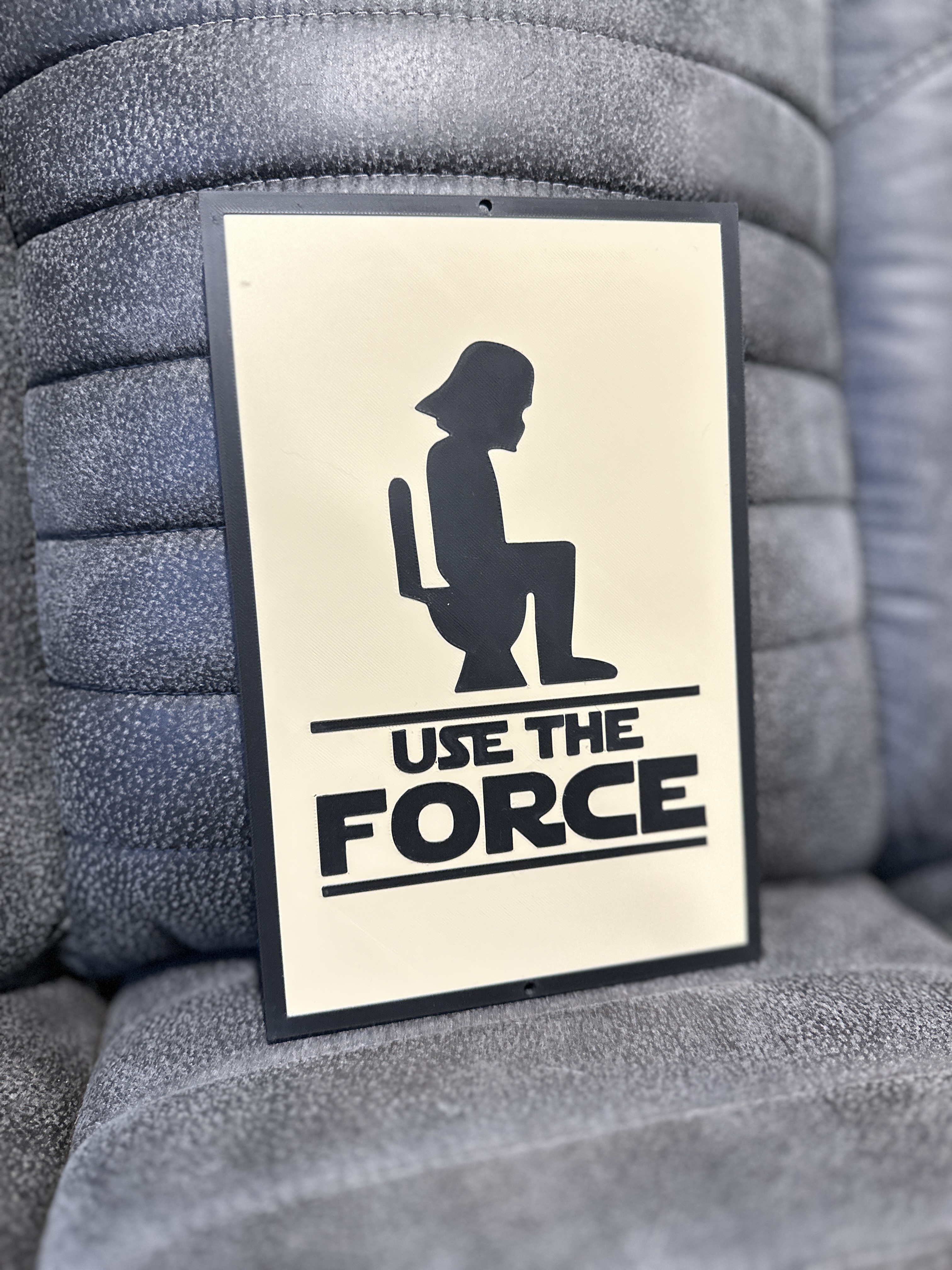 Use The Force Inspired Galactic Sign detail image