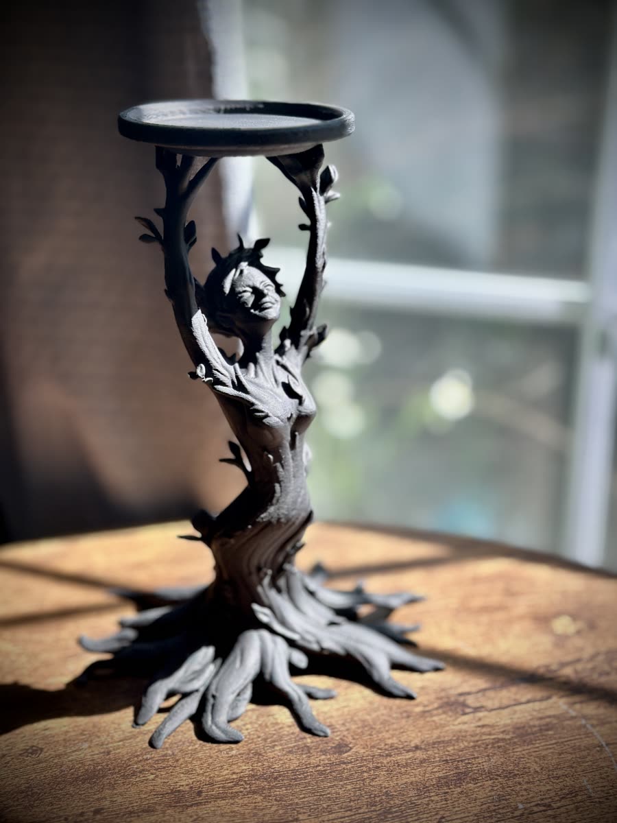 New fairy and elven inspired female candle holder print